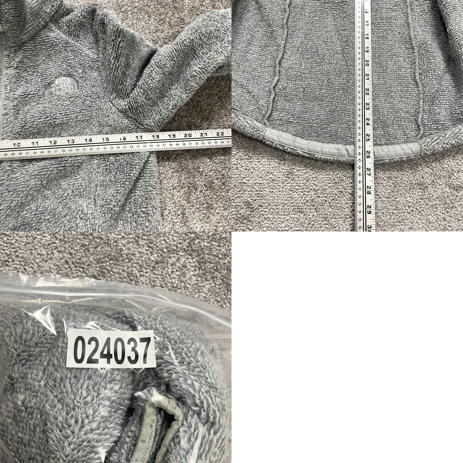 The North Face The North Face Jacket Womens Small Gray Fleece Full Zip Mock Neck Pocket Outdoor Size S / US 4 / IT 40 - 10 Thumbnail