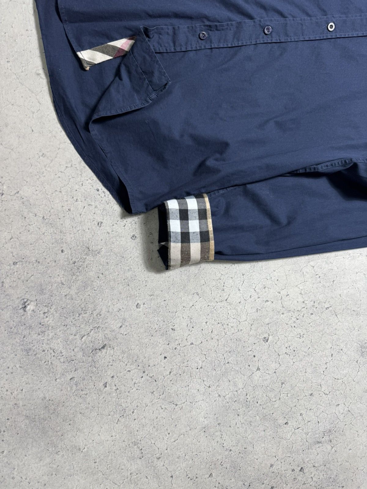 Burberry Burberry Brit Checked Luxury Button Up Shirt Vintage Size L Size US L / EU 52-54 / 3 - 3 Thumbnail