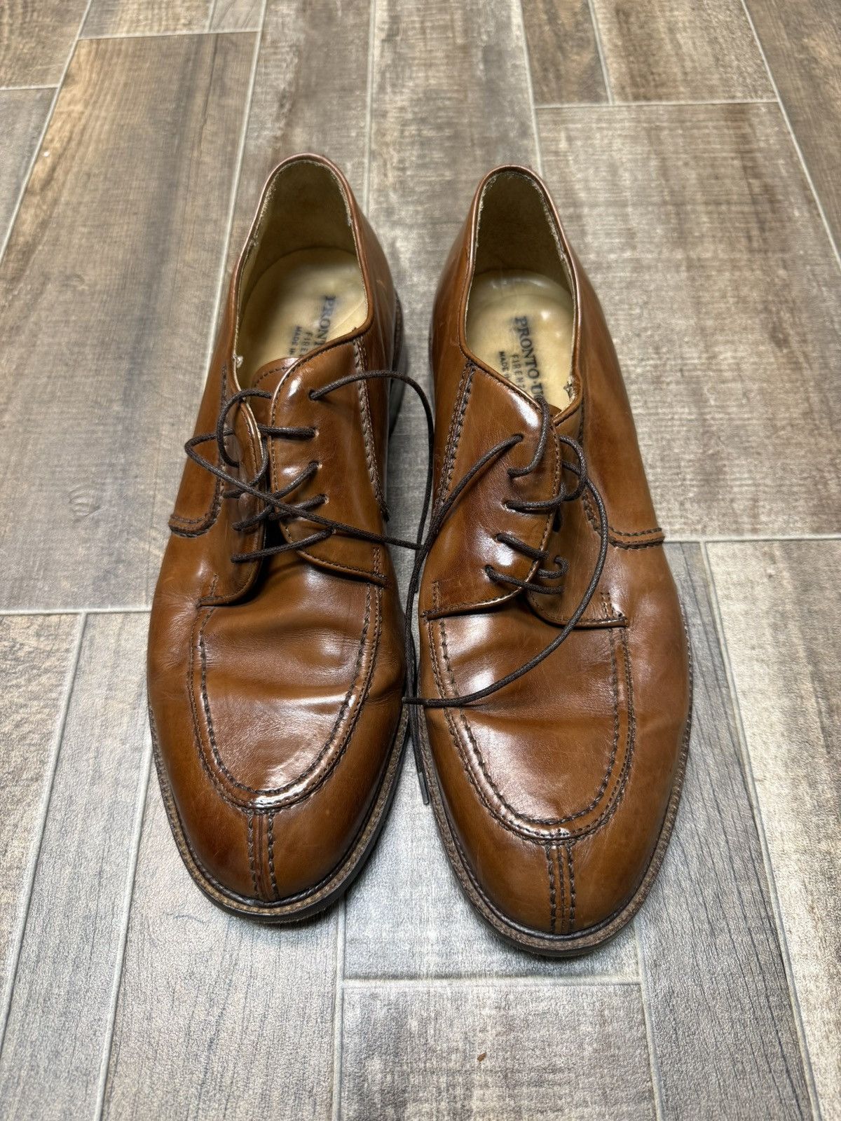 Pronto Oumo Oxfords Leather Made in Italy Shoes