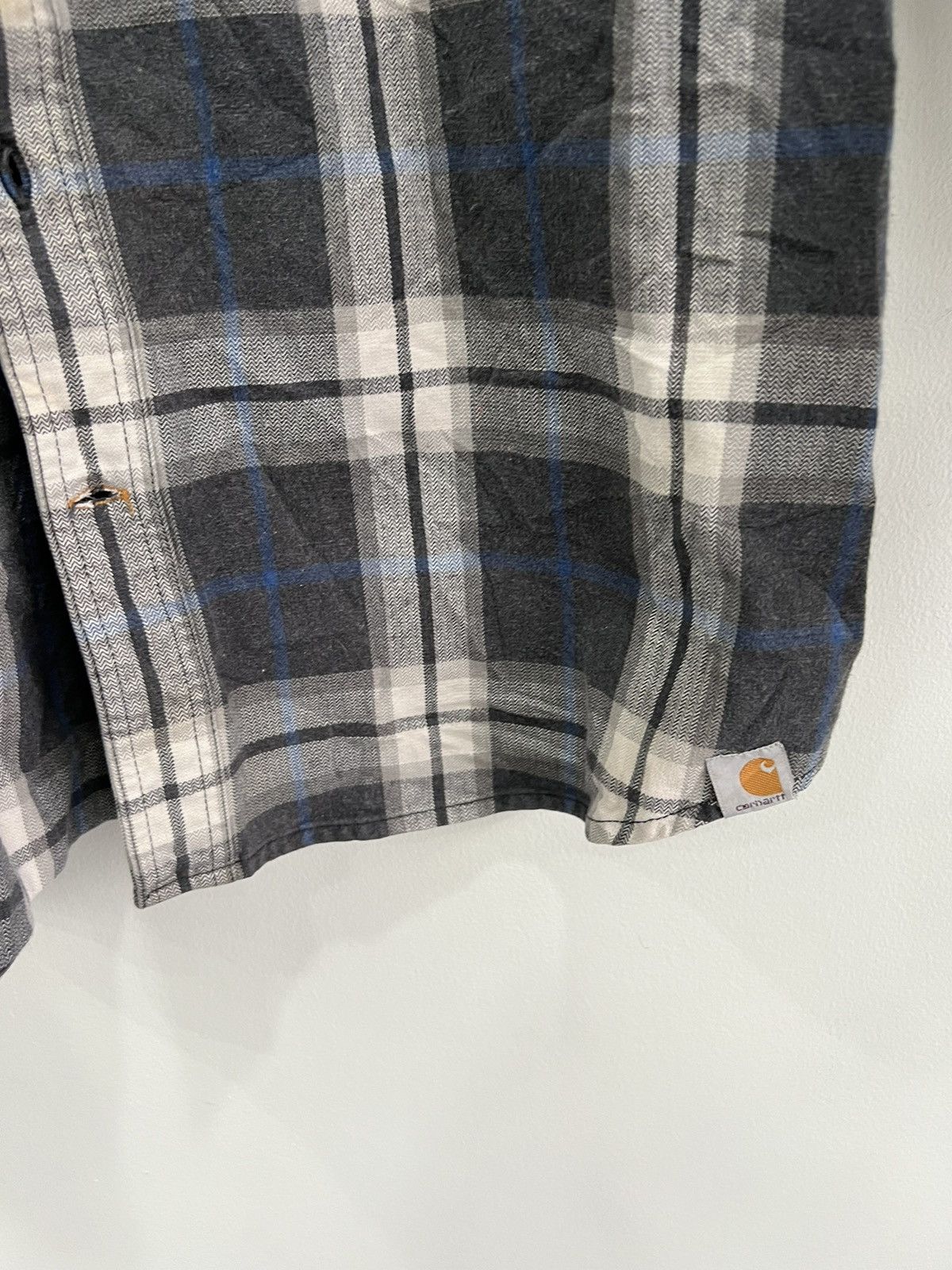 Carhartt Vintage Carhartt Button Up Shirt Plaid xl tall Size US XL / EU 56 / 4 - 6 Thumbnail