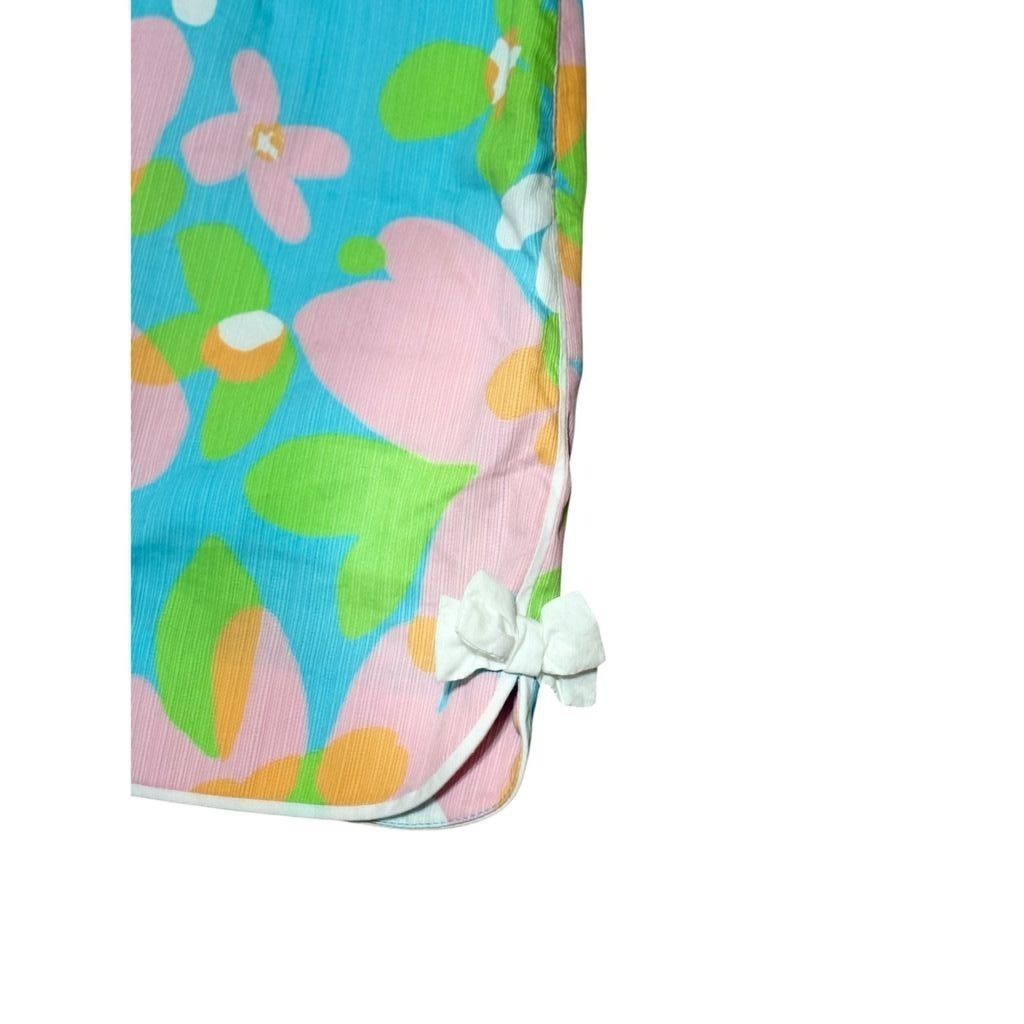 Lilly Pulitzer Vintage LILLY PULITZER Skirt Retro 60s Floral Size 2 Bow Sko Size 26" / US 2 / IT 38 - 2 Thumbnail