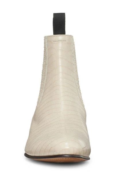 Tom Ford o1loc1c0824 J1417 Alligator-Embossed Leather Boots in Ivory Size US 11 / EU 44 - 2 Thumbnail