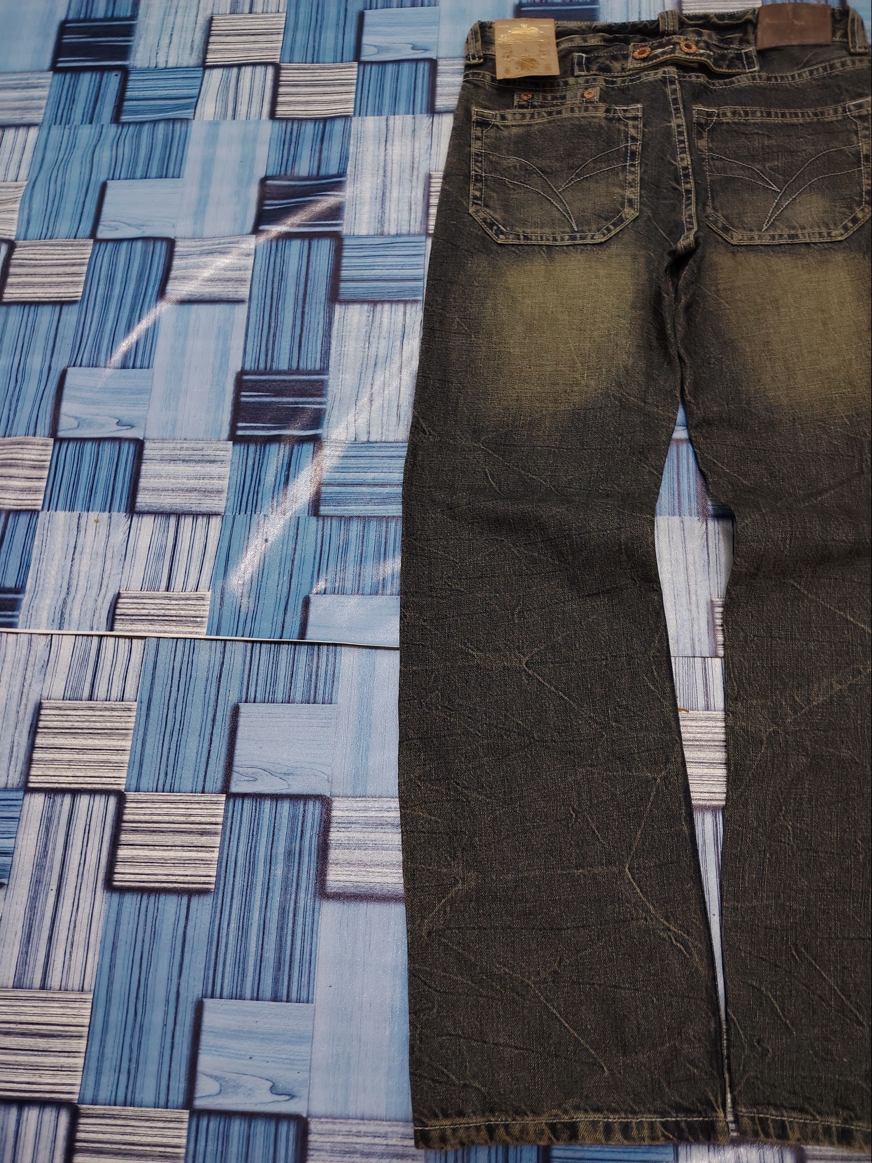 Hysteric Glamour 💥Insane💥 R>>> Jeans RH193 Mud Wash Flared Jeans Size US 31 - 18 Thumbnail