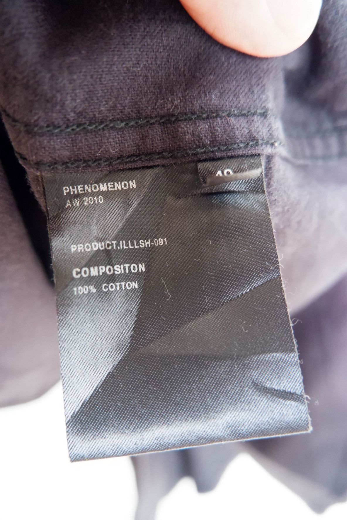 PHENOMENON Phenomenon - AW/2010 Moleskin Shirt Size US L / EU 52-54 / 3 - 7 Thumbnail