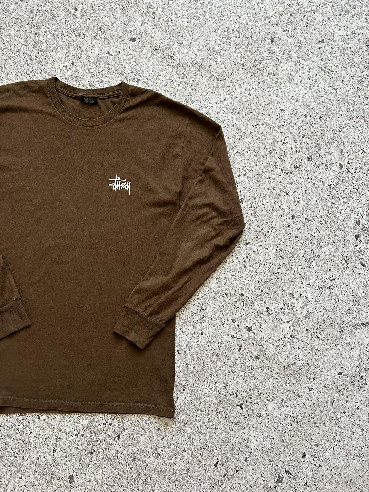 Stussy × Vintage Vintage Stussy Y2K Big Logo Retro Long Sleeve Tee 00’s Hype Size US M / EU 48-50 / 2 - 5 Thumbnail