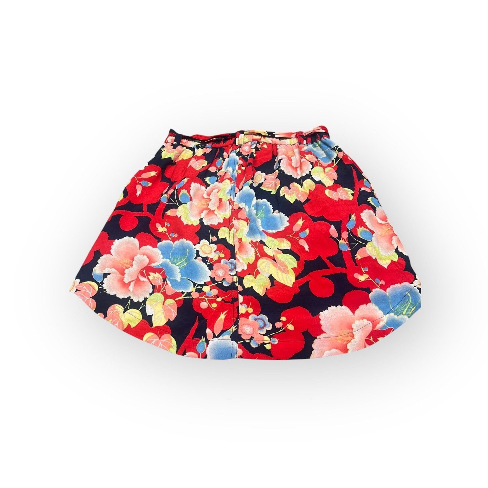 Loft Ann Taylor Loft Colorful Floral Tie-Waist Skirt Size Small Size 27" / US 4 / IT 40 - 4 Thumbnail