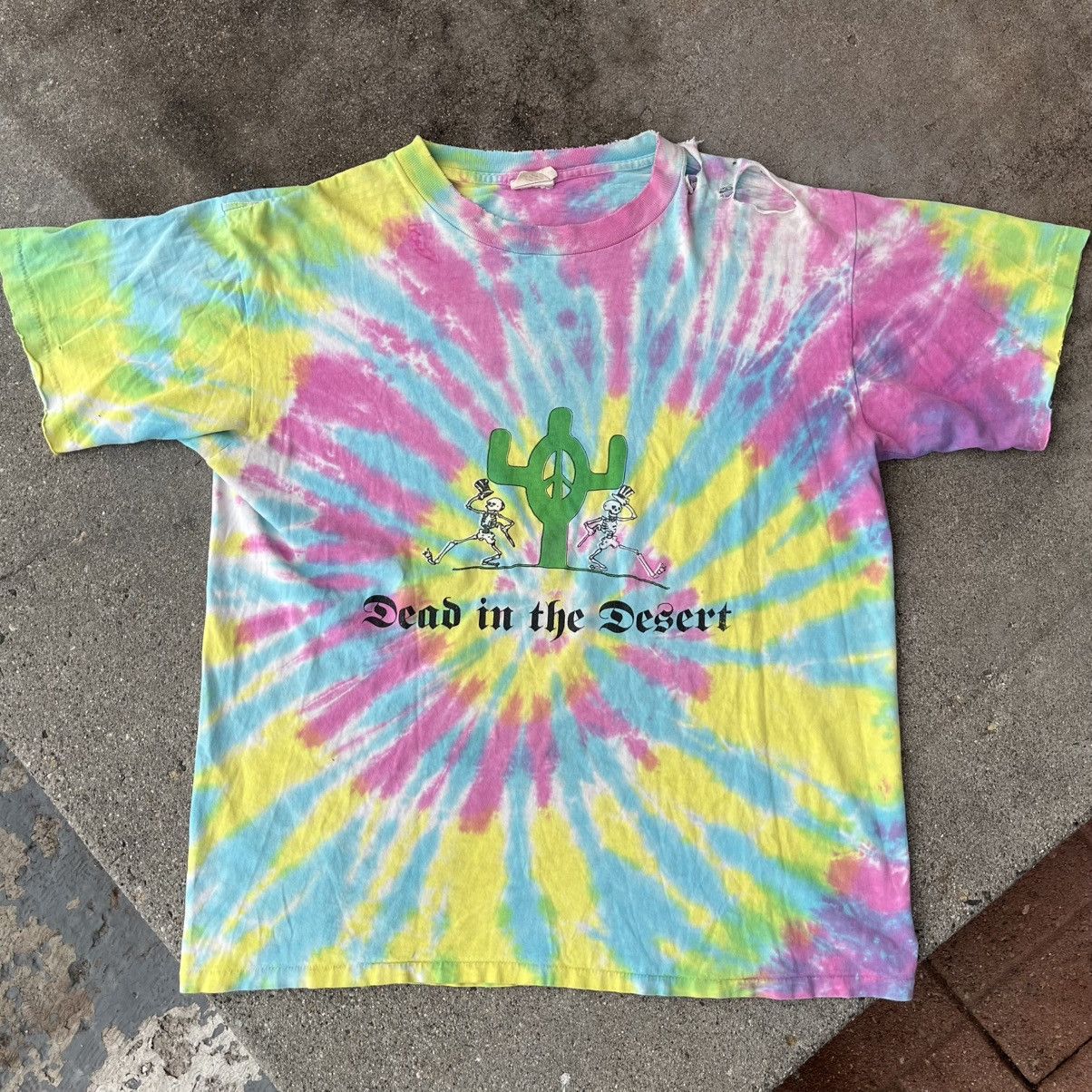 Band Tees × Grateful Dead × Vintage Vintage 92’ Grateful Dead ‘Dead In The Desert’ Band Tee Sz L Size US L / EU 52-54 / 3 - 2 Thumbnail