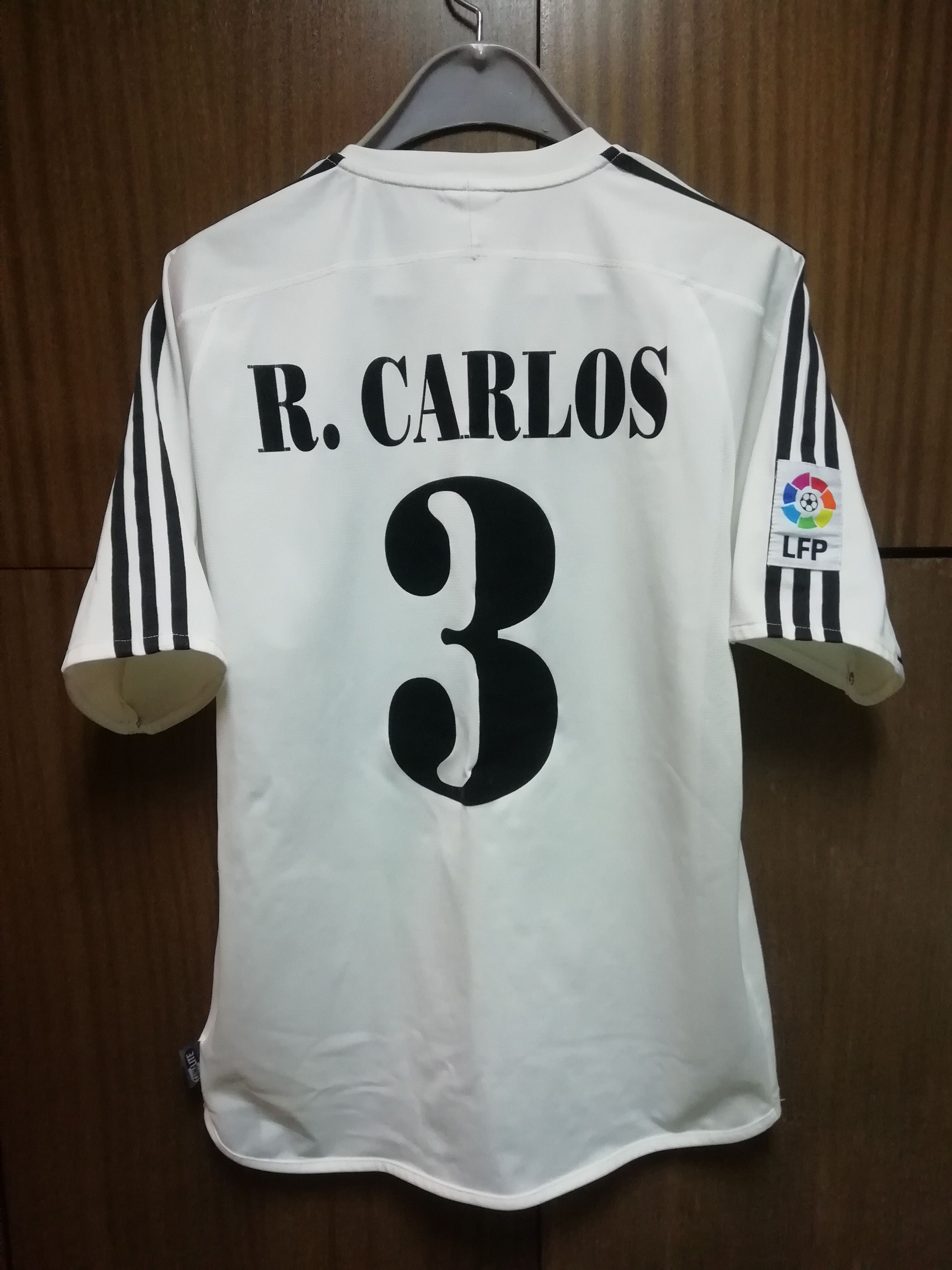 Real Madrid Carlos Home 2003 2004 Adidas Shirt M Football