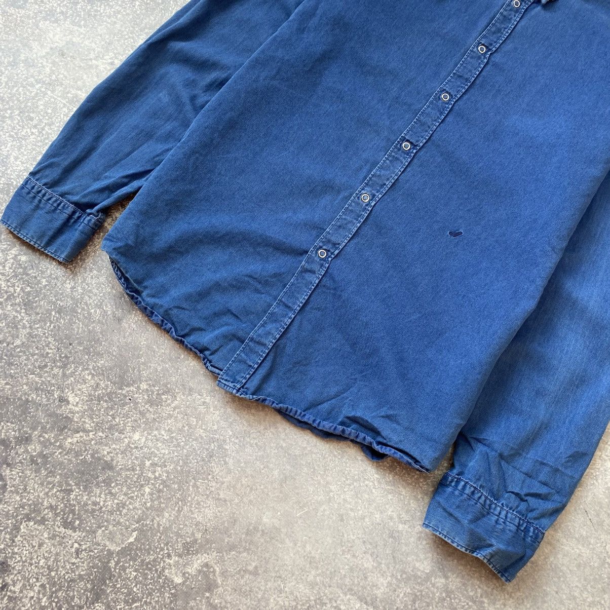 Acne Studios Luxury Acne Studios Small logo basic denim button up shirt Size US M / EU 48-50 / 2 - 4 Thumbnail