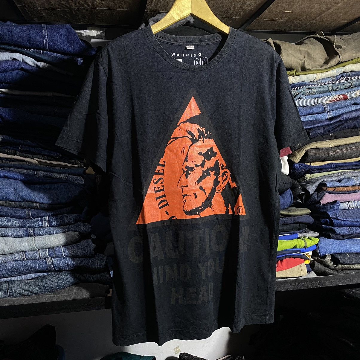 Diesel DIESEL CAUTION PUNK TSHIRT Size US L / EU 52-54 / 3 - 2 Thumbnail
