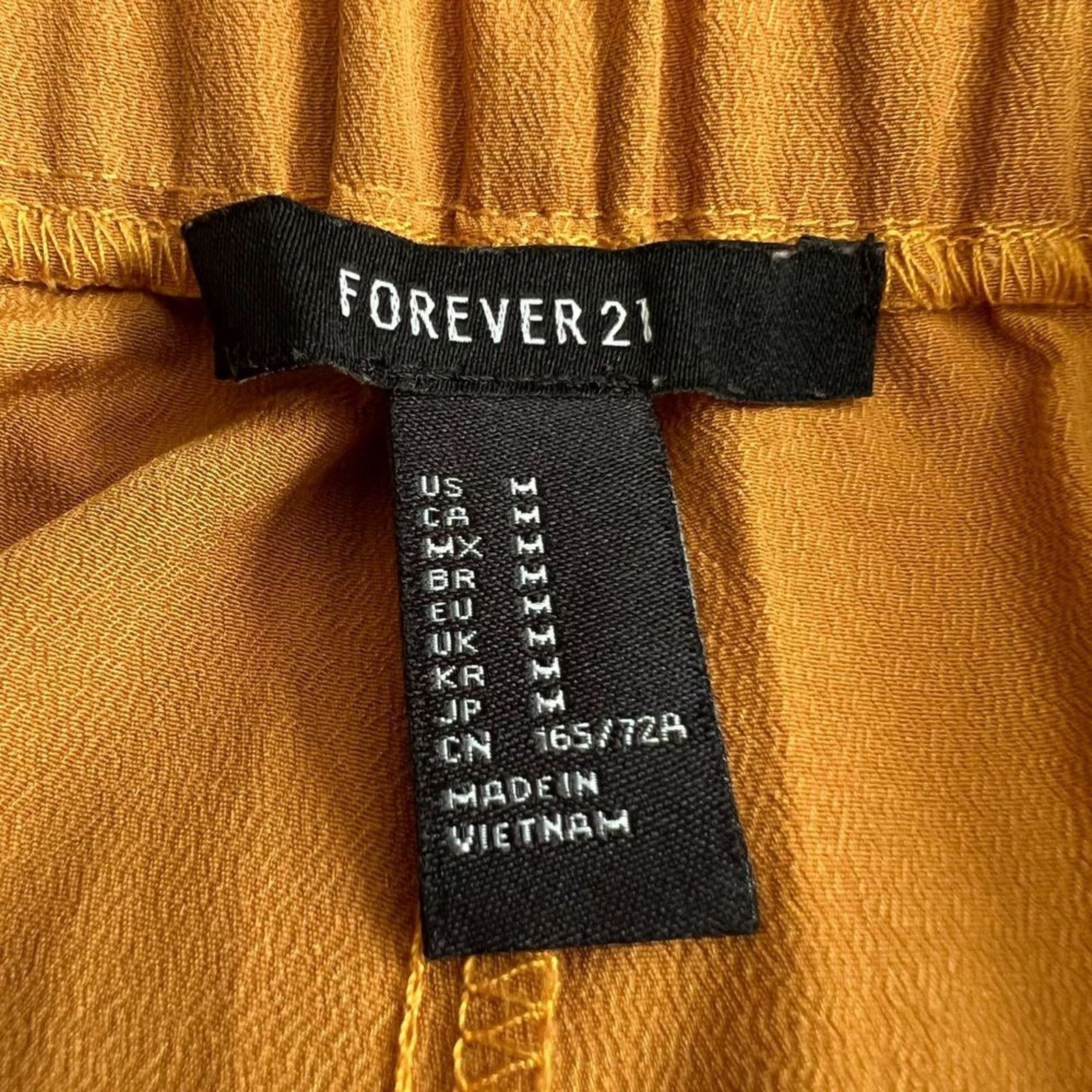 Forever 21 Forever 21 Yellow Slacks Pants, M Size 26" / US 2 / IT 38 - 4 Thumbnail