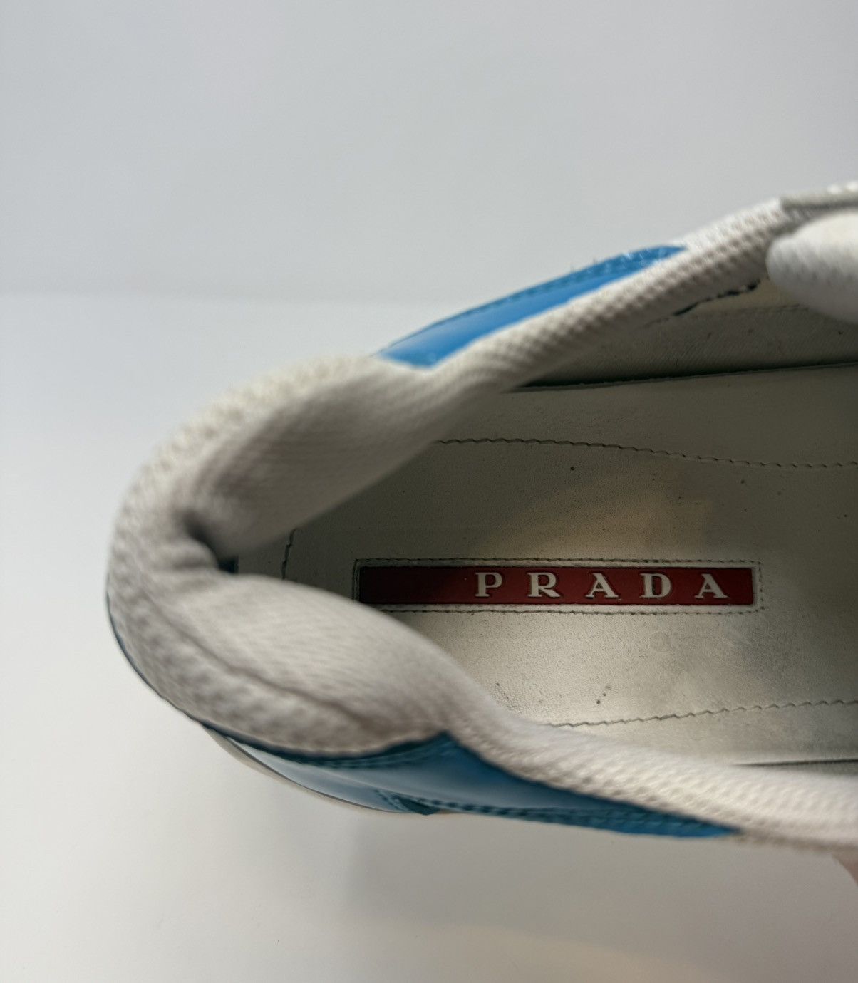 Prada Prada Americas Cup Sneaker Light Blue Size US 11.5 / EU 44-45 - 8 Thumbnail