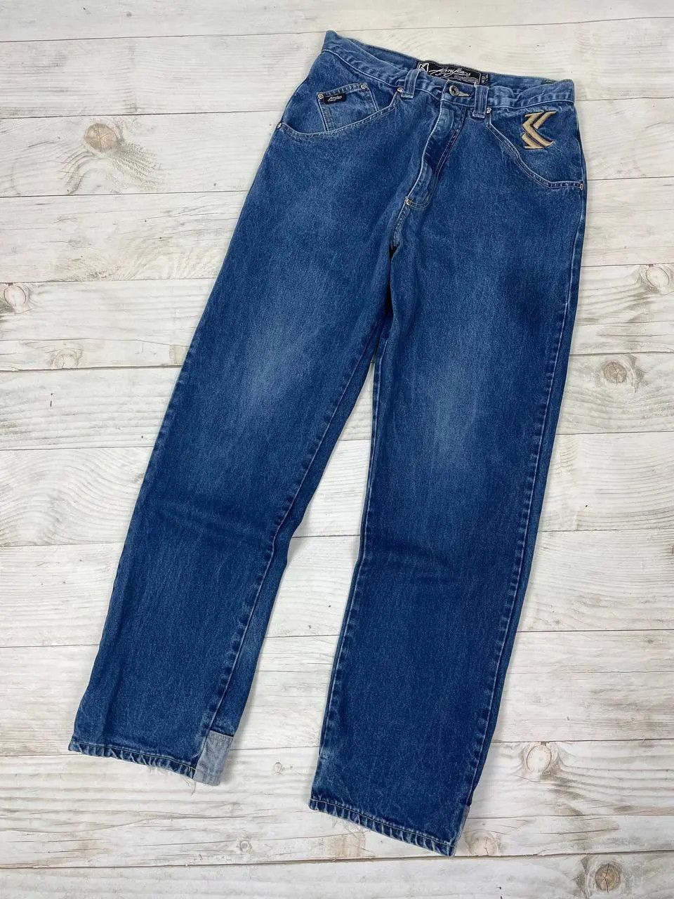 Karl Kani Vintage Karl Kani Denim Baggy Jeans Rap Big Logo 90s Size US 32 / EU 48 - 3 Thumbnail