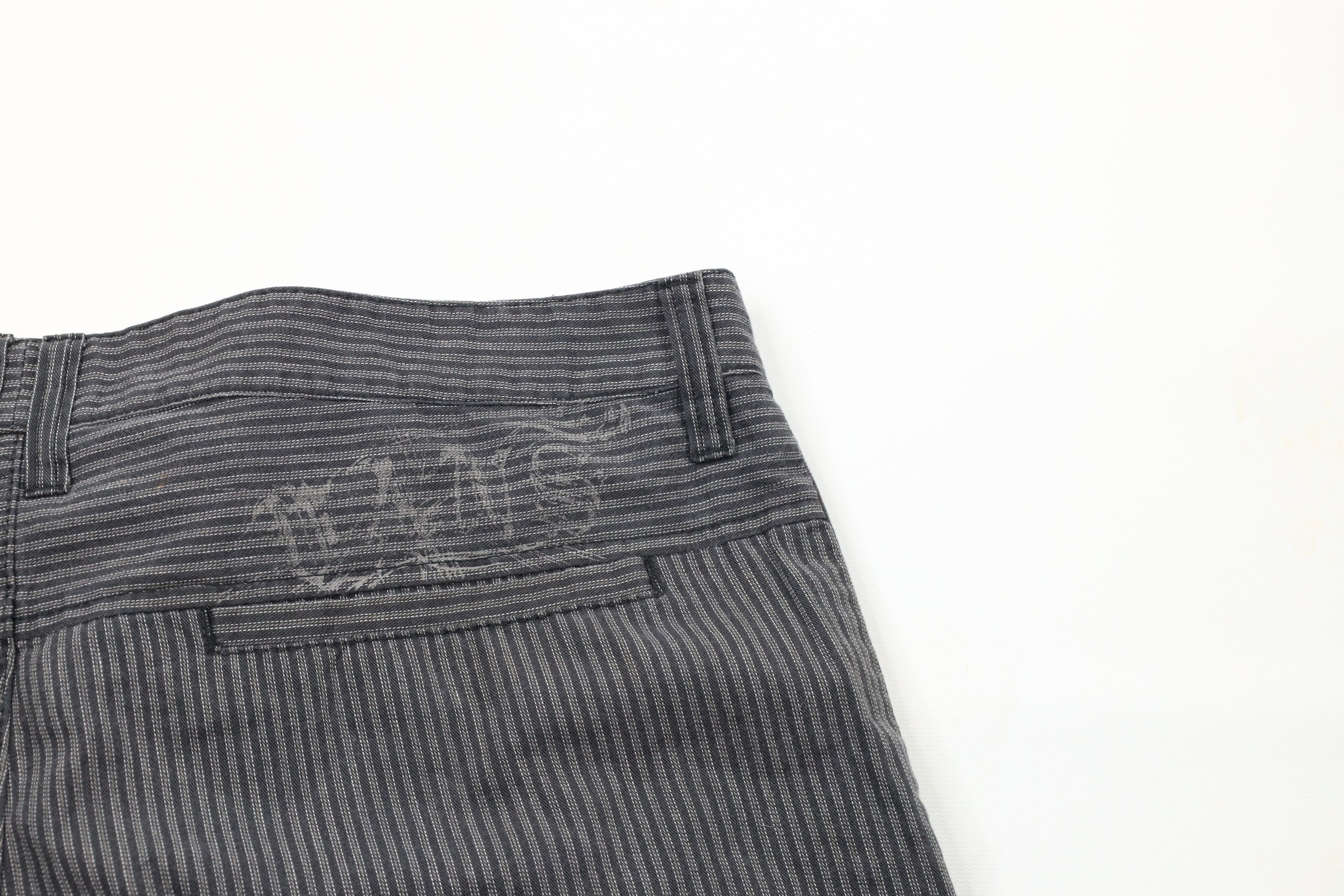 Vans × Vintage Vintage Vans Skateboarding Out Striped Loose Fit Shorts Gray Size US 38 / EU 54 - 11 Thumbnail