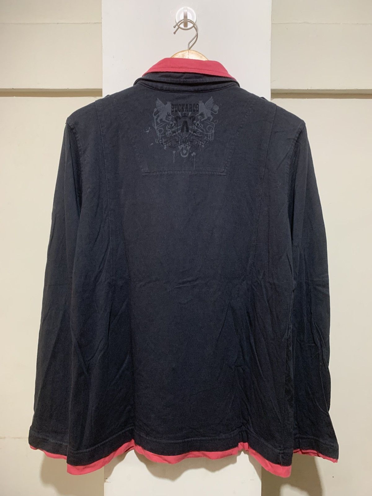 Raf Simons Japanese Double Layer Buckaroo Poem Longsleeve Shirt Tee Size US L / EU 52-54 / 3 - 16 Thumbnail