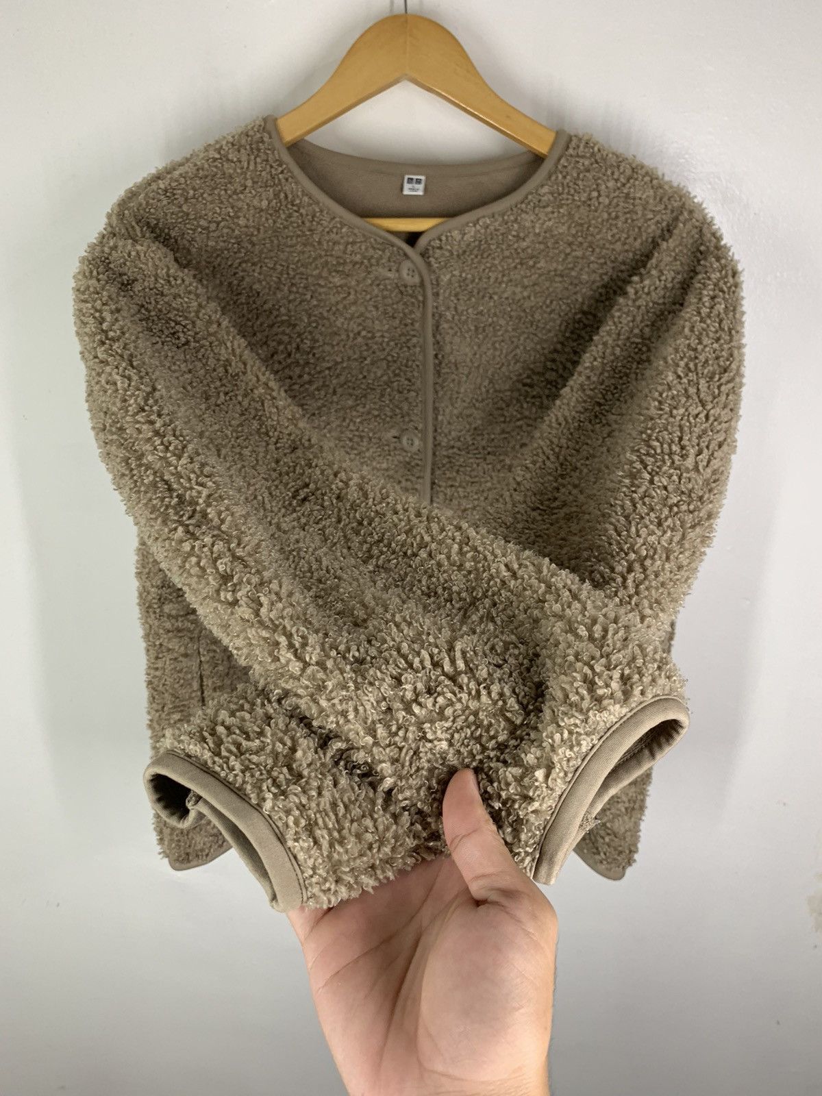Japanese Brand × Uniqlo 🔥Steals l🔥 Uniqlo Japanese Brand Fleece Cardigan Size US L / EU 52-54 / 3 - 8 Thumbnail