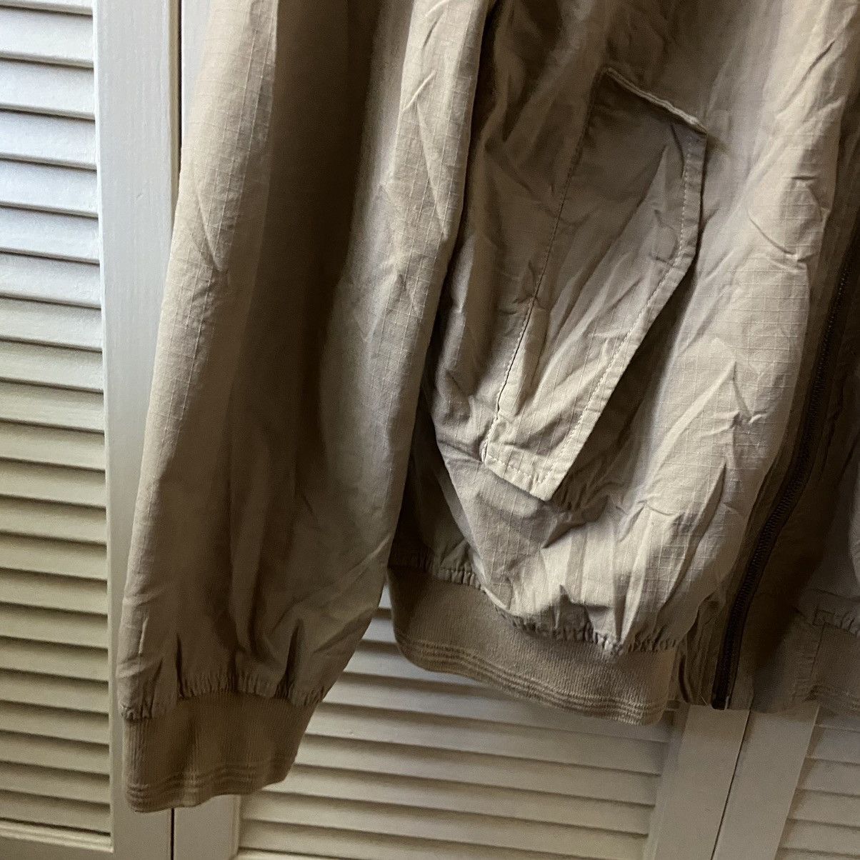 Nudie Jeans Nudie Jeans RipStop Alexander Bomber Jacket Beige Brown MA-1 Size US XL / EU 56 / 4 - 7 Thumbnail
