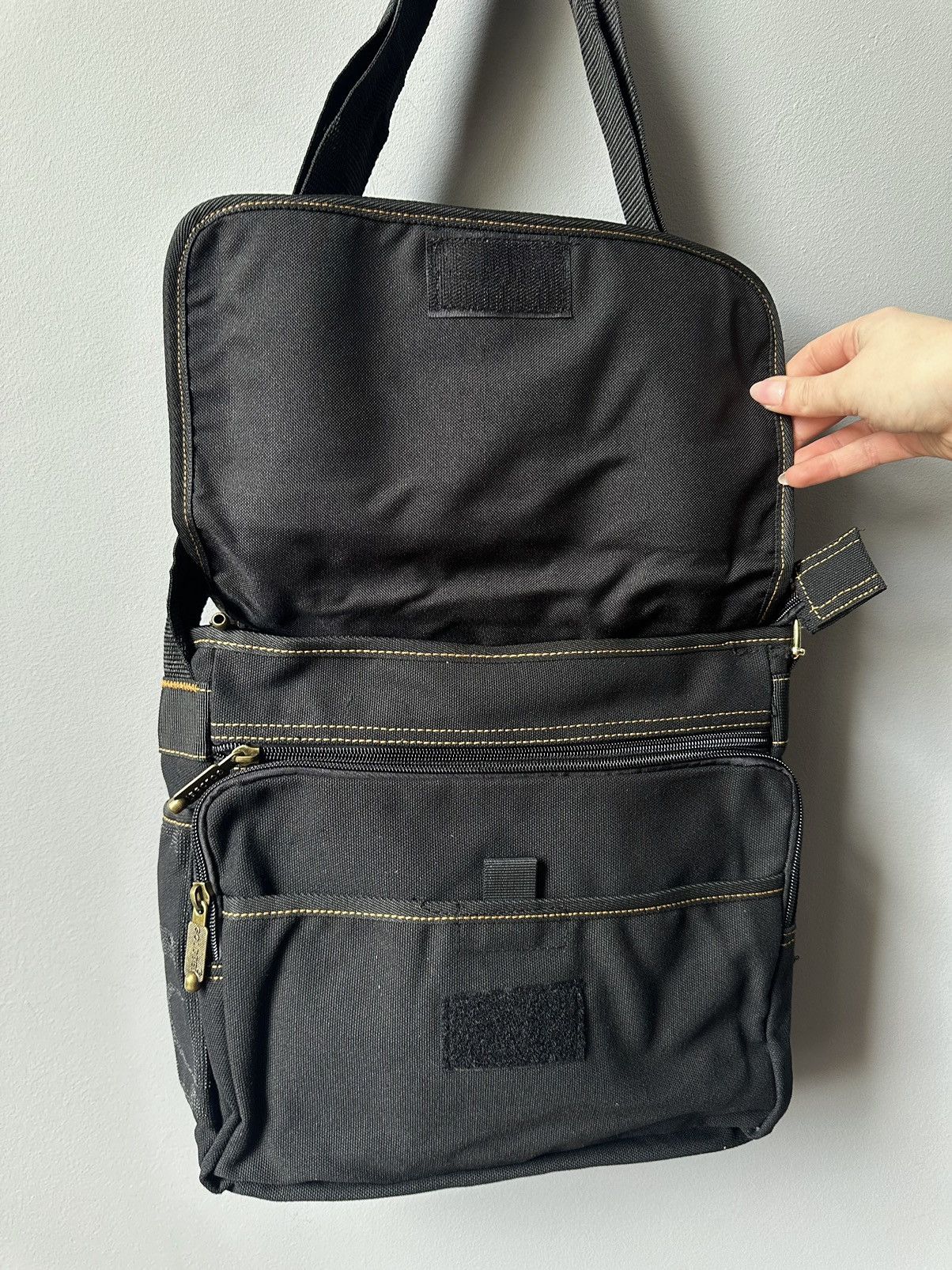 14th Addiction Vintage Multi-pocket Military bag Y2k Diesel Style Prada Size ONE SIZE - 6 Thumbnail