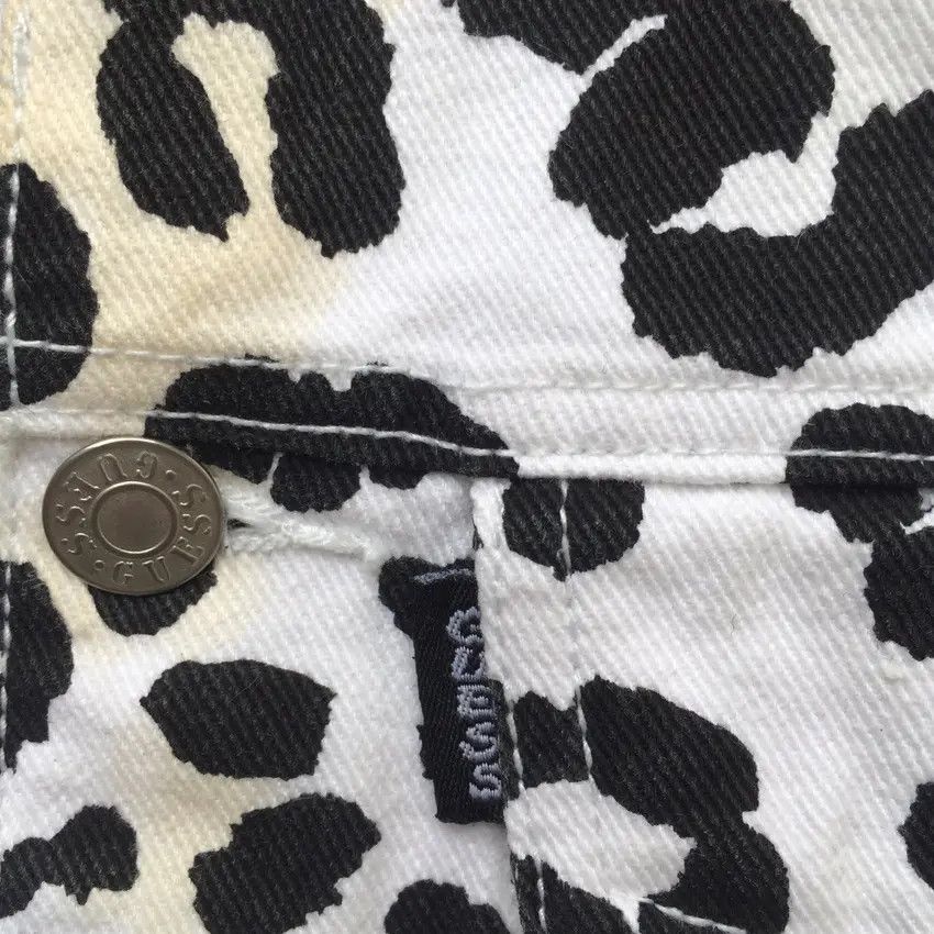 Guess Guess Georgia Marciano Leopards Camouflage Denime Jacket Size US XXS / EU 40 - 4 Thumbnail