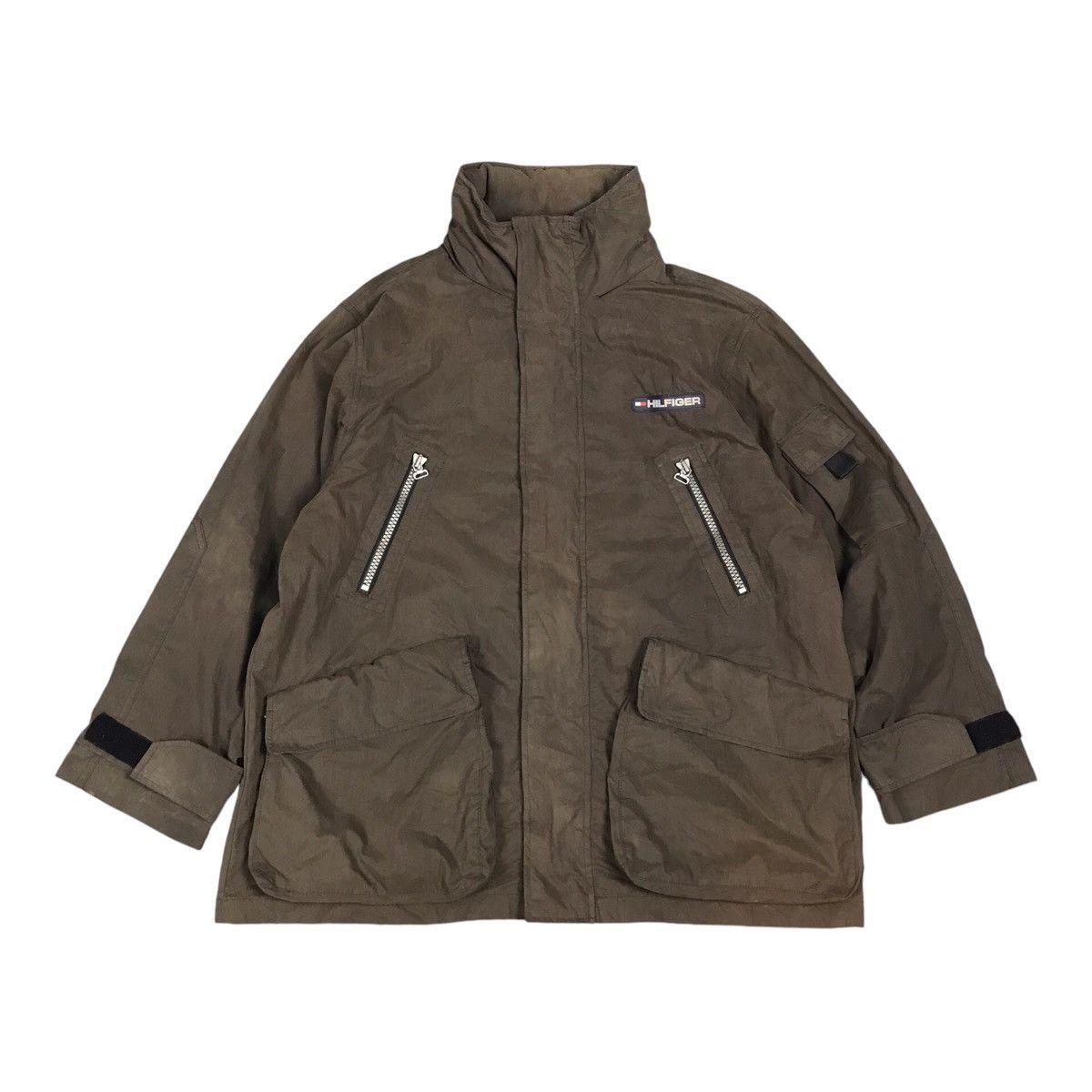 Tommy Hilfiger TOMMY HILFIGER ZIPPER OVERSIZE DESIGN JACKET Size US S / EU 44-46 / 1 - 1 Thumbnail