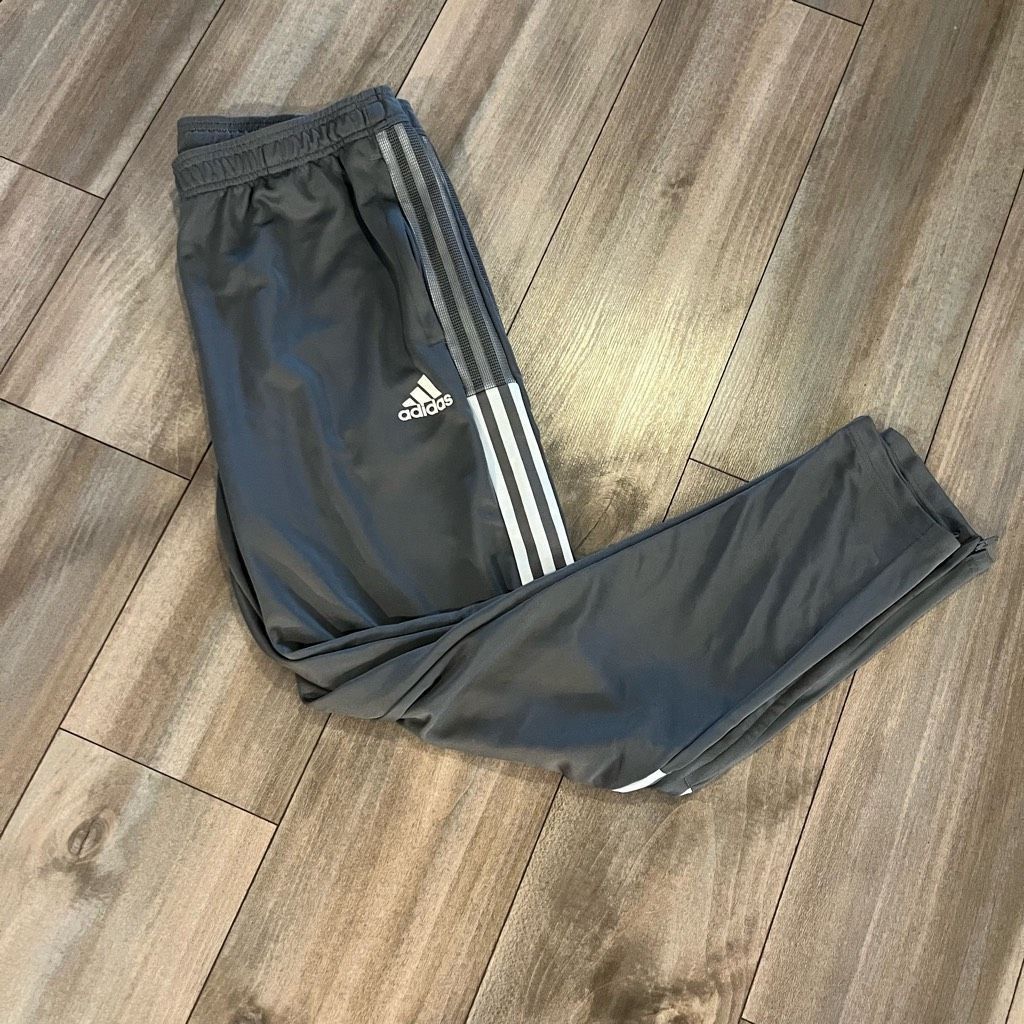 Adidas Adidas Grey Athletic Workout Track Pants Men XL Bin C-40 Size US 44 / EU 60 - 1 Thumbnail