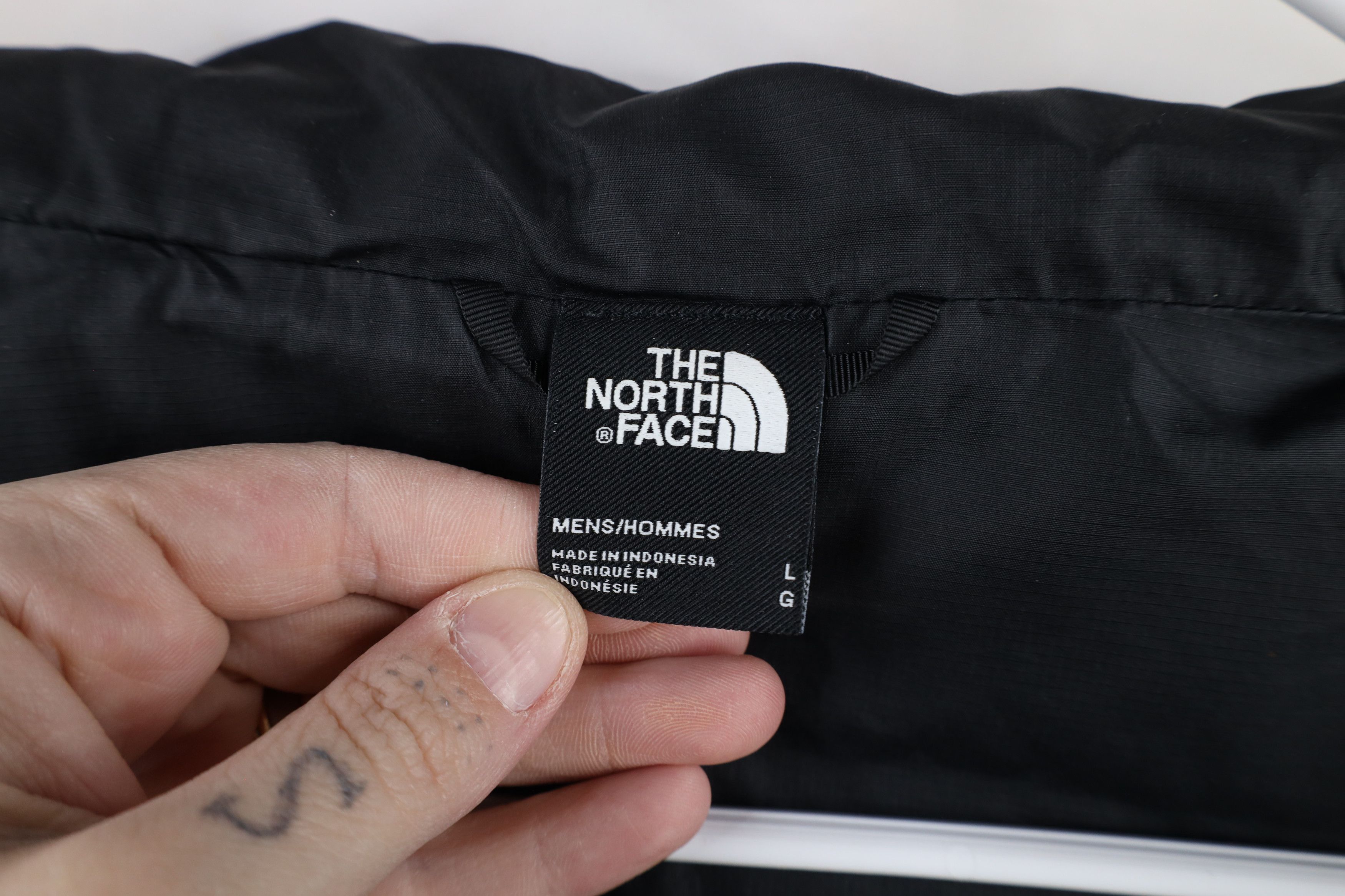 The North Face × Vintage The North Face Spell Out Flare Duck Down Puffer Jacket Size US L / EU 52-54 / 3 - 10 Thumbnail