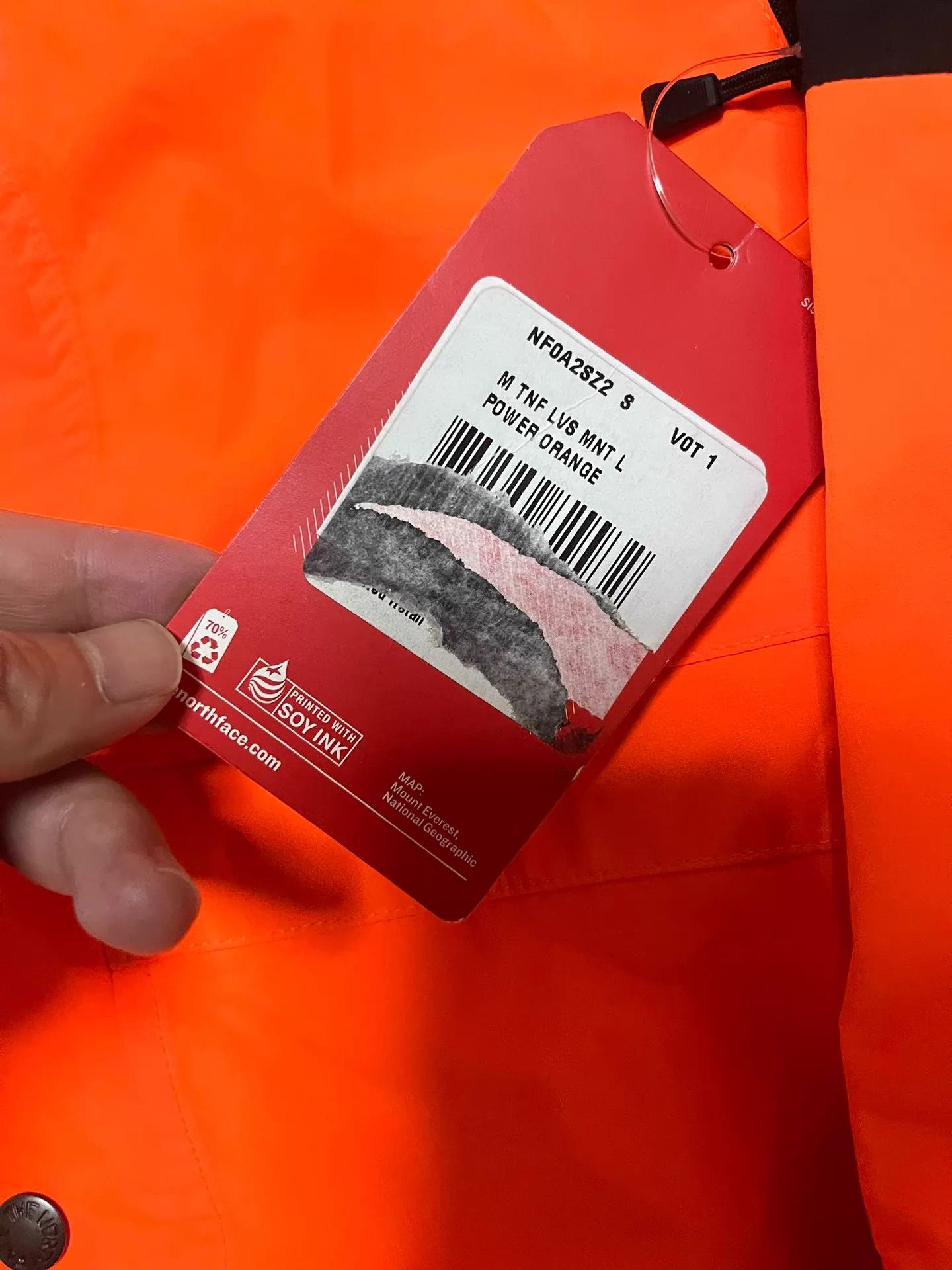 Supreme Supreme x TNF Orange Jacket S (Fits Large) New with Tags Size US S / EU 44-46 / 1 - 2 Thumbnail