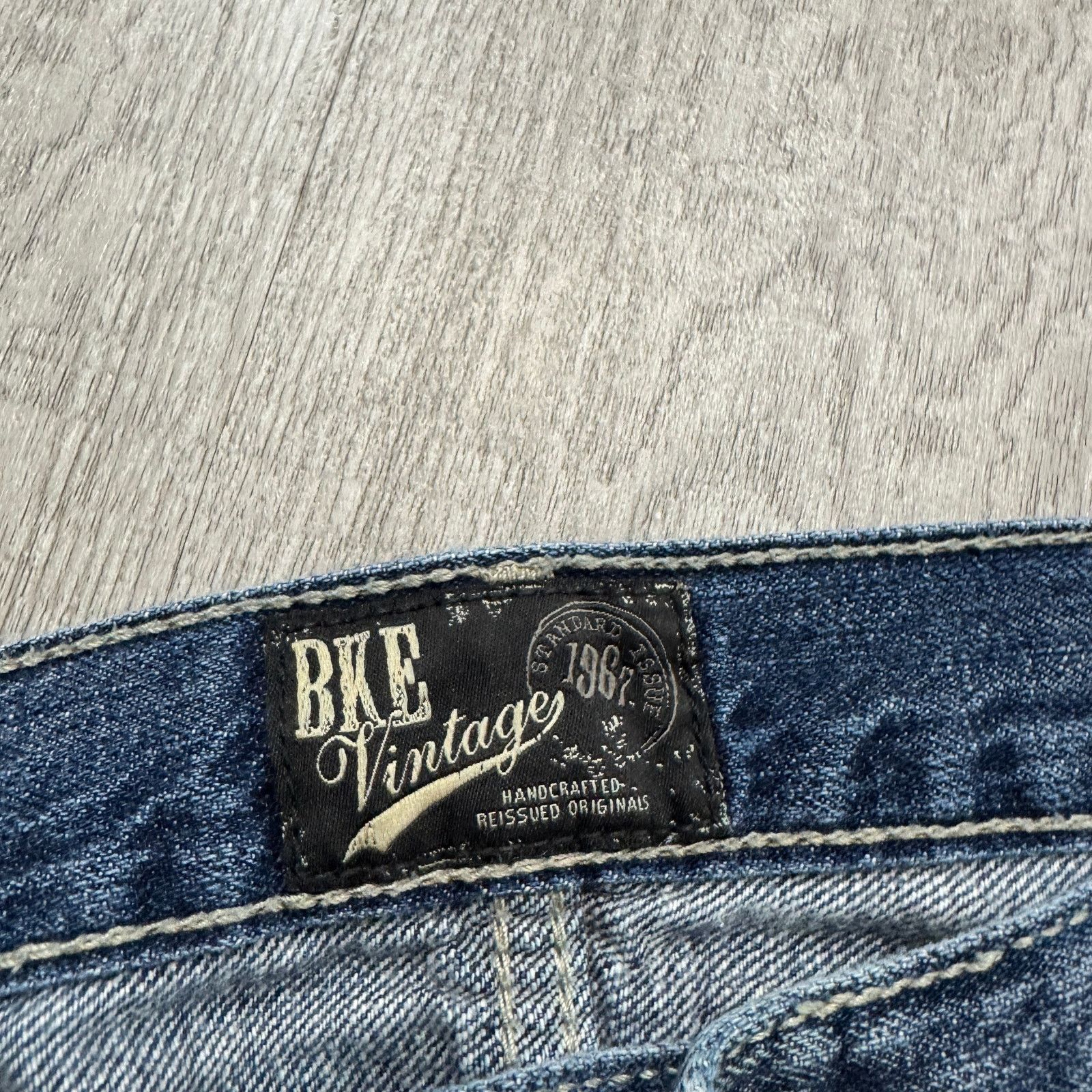 BKE BKE Welder Jeans Men's 34S (Fits 34x29) Blue Denim Cotton Size US 34 / EU 50 - 6 Thumbnail