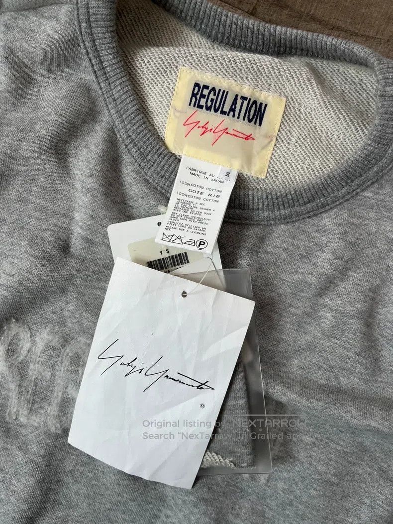 Yohji Yamamoto Yohji Yamamoto Regulation Show Loose Sweatshirt Size US M / EU 48-50 / 2 - 5 Thumbnail