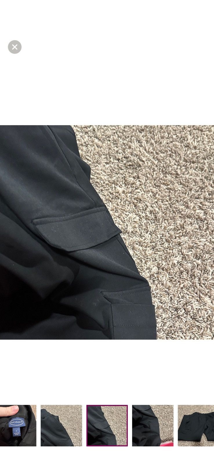 Other Black cargo pants Size 30" / US 8 / IT 44 - 5 Thumbnail