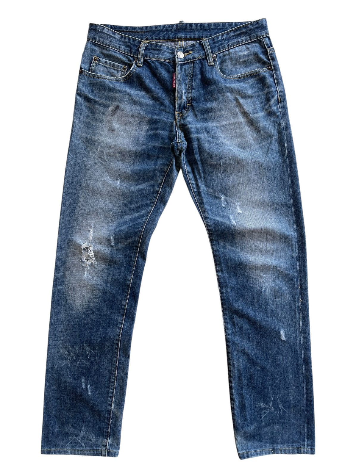Dsquared2 Dsquared2 Distressed Denim Size US 34 / EU 50 - 1 Thumbnail