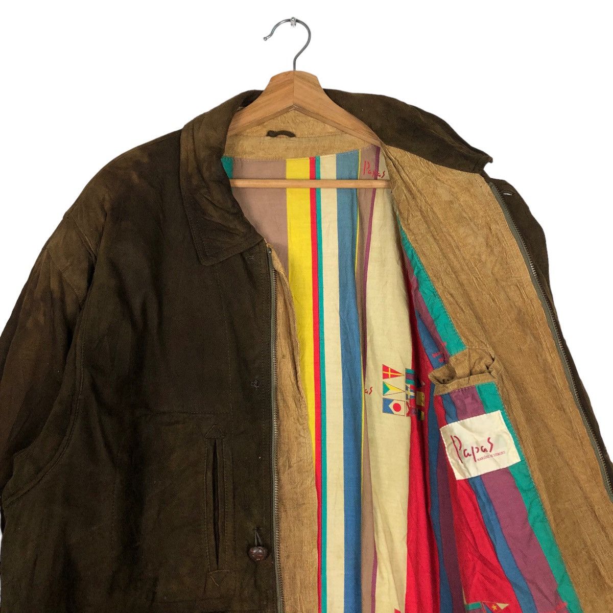 Japanese Brand 🔥Vintage Leather Jacket Rare Papas Issey Miyake Japan Size US M / EU 48-50 / 2 - 11 Thumbnail