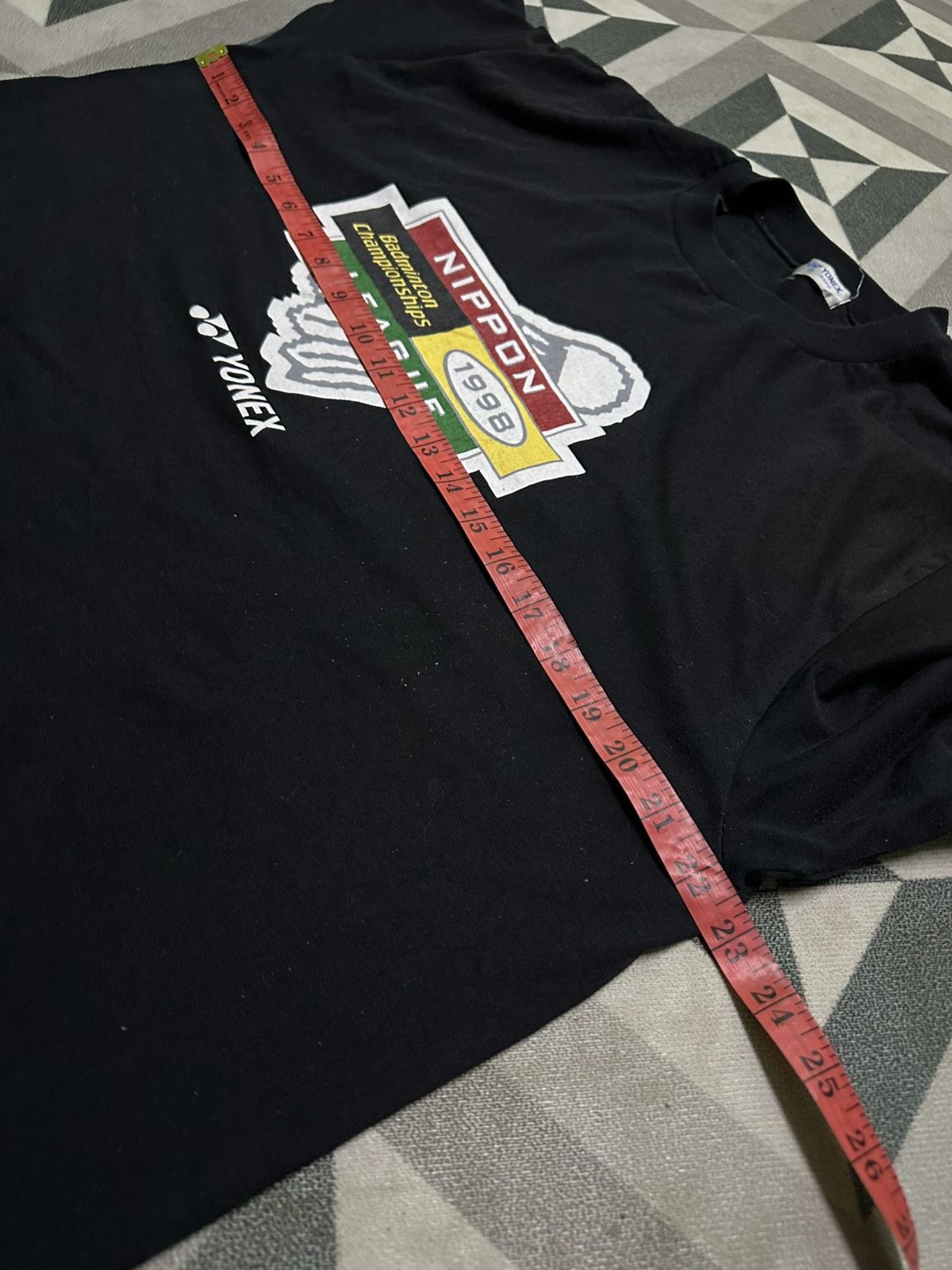 Vintage Vintage 90s Yonex Nippon league badminton championship tee Size US L / EU 52-54 / 3 - 7 Thumbnail