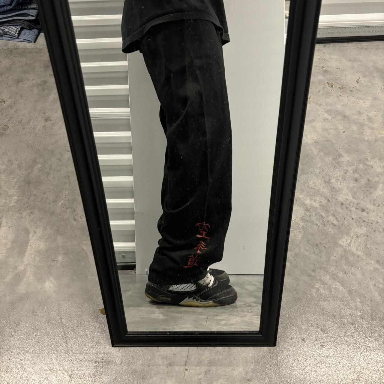 Japanese Brand × Vintage Crazy Vintage Y2K/2000 Baggy Black Martial Arts Opium Pants! Size US 28 / EU 44 - 2 Thumbnail