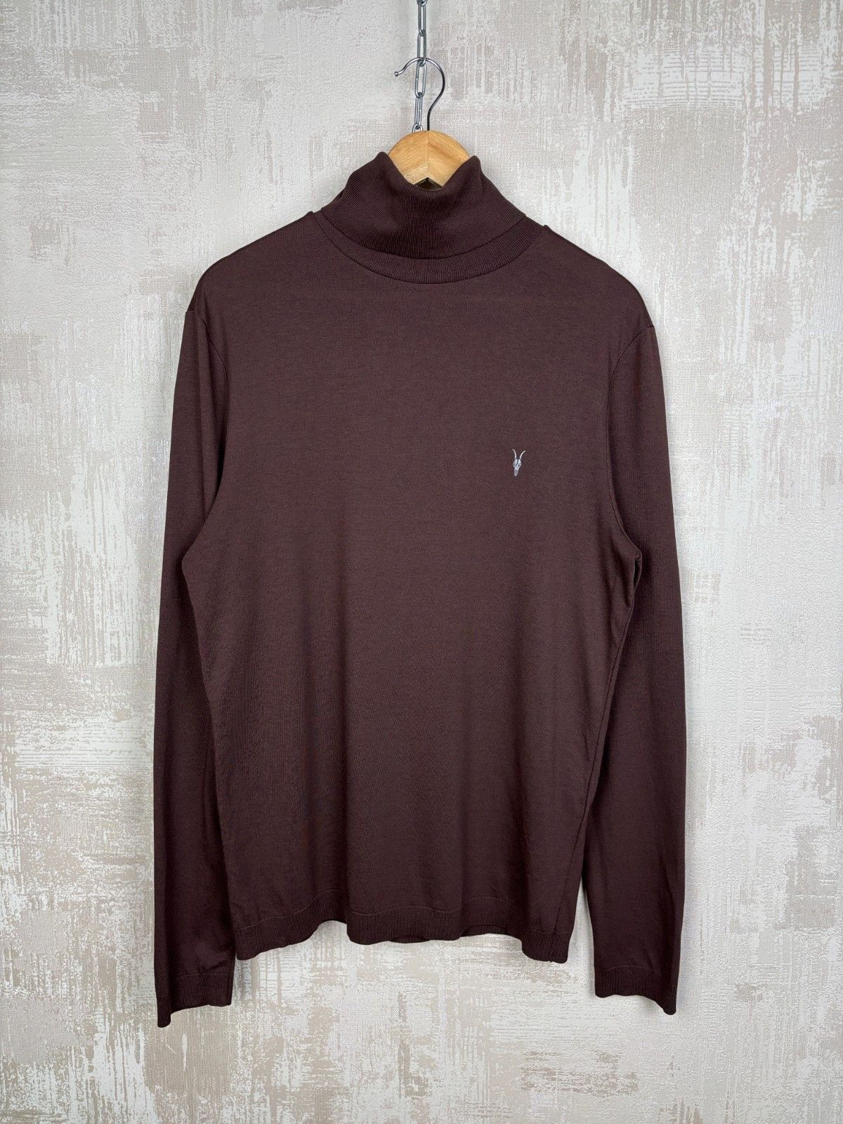 Allsaints AllSaint Parlour LS Roll Neck Cotton/Modal Pullover Size US M / EU 48-50 / 2 - 3 Thumbnail