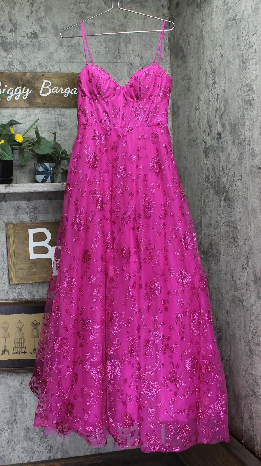 Other B Darlin Sweetheart Sleeveless Gown Dress Fuschia Pink 7/8 Size M / US 6-8 / IT 42-44 - 1 Thumbnail