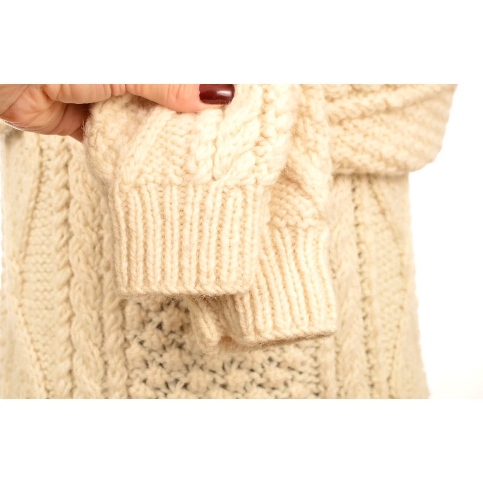 Vintage DDP Antartex Vintage Fisherman Pullover Sweater Size 36 Mens Shirt Sweater Ivory 36 Vintage Fisherman Pullover DDP Antartex Mens Ivory Sweater Size US S / EU 44-46 / 1 - 3 Thumbnail