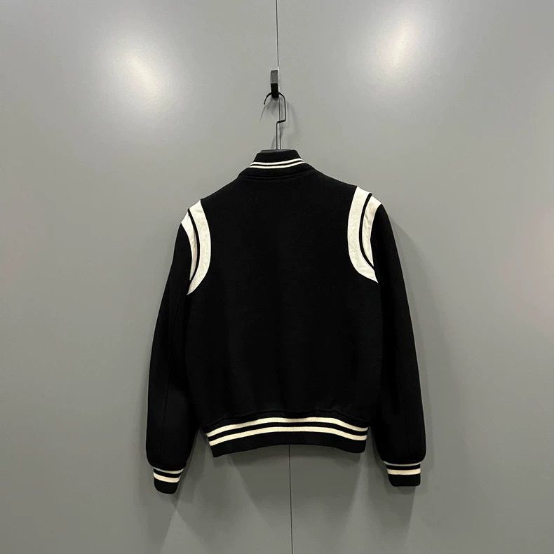 Saint Laurent Paris Saint Laurent Paris Black and white mixed leather Teddy jac Size US S / EU 44-46 / 1 - 2 Thumbnail
