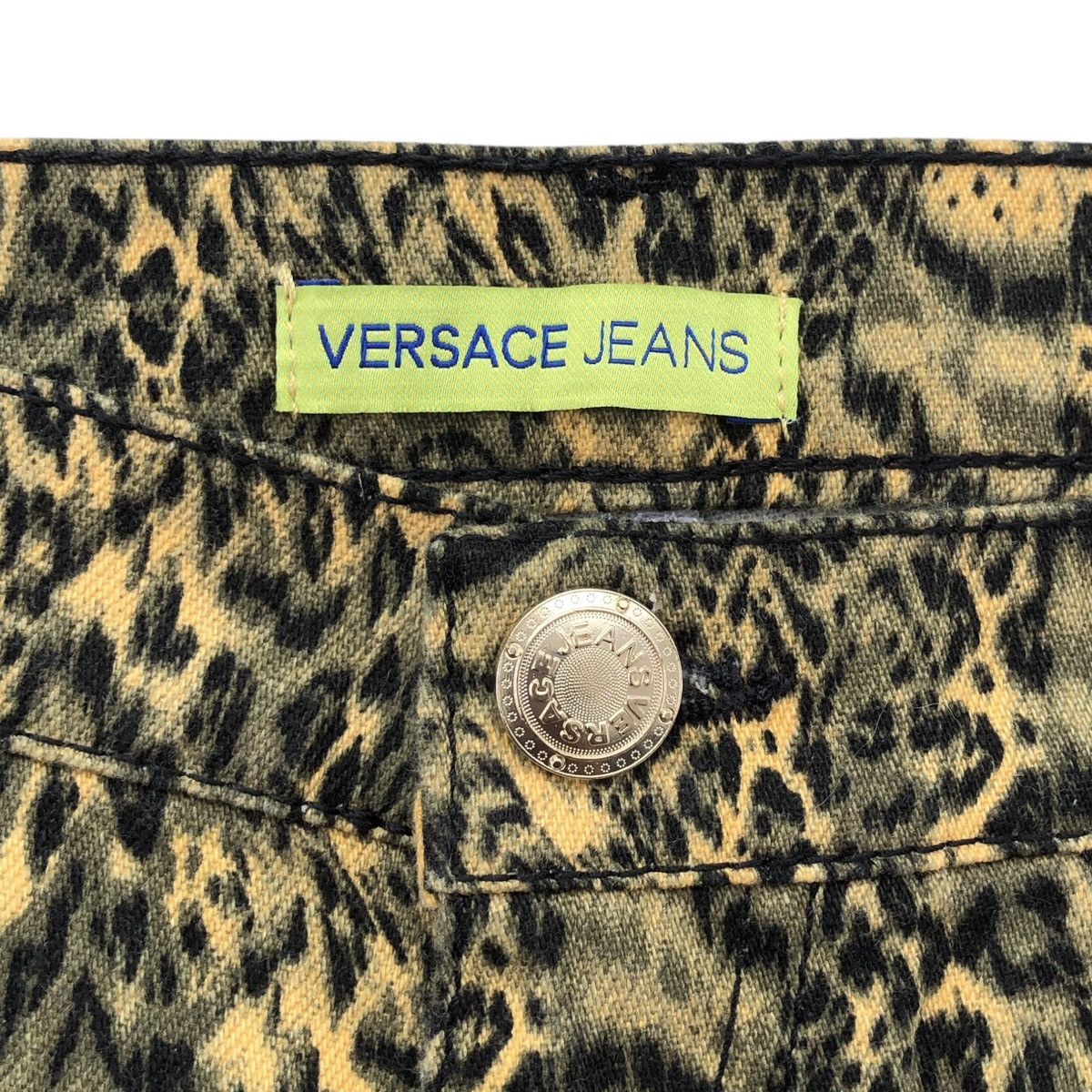 Versace Versace Jeans Couture Pants With An All-Over Leopard Print Size 30" / US 8 / IT 44 - 3 Thumbnail