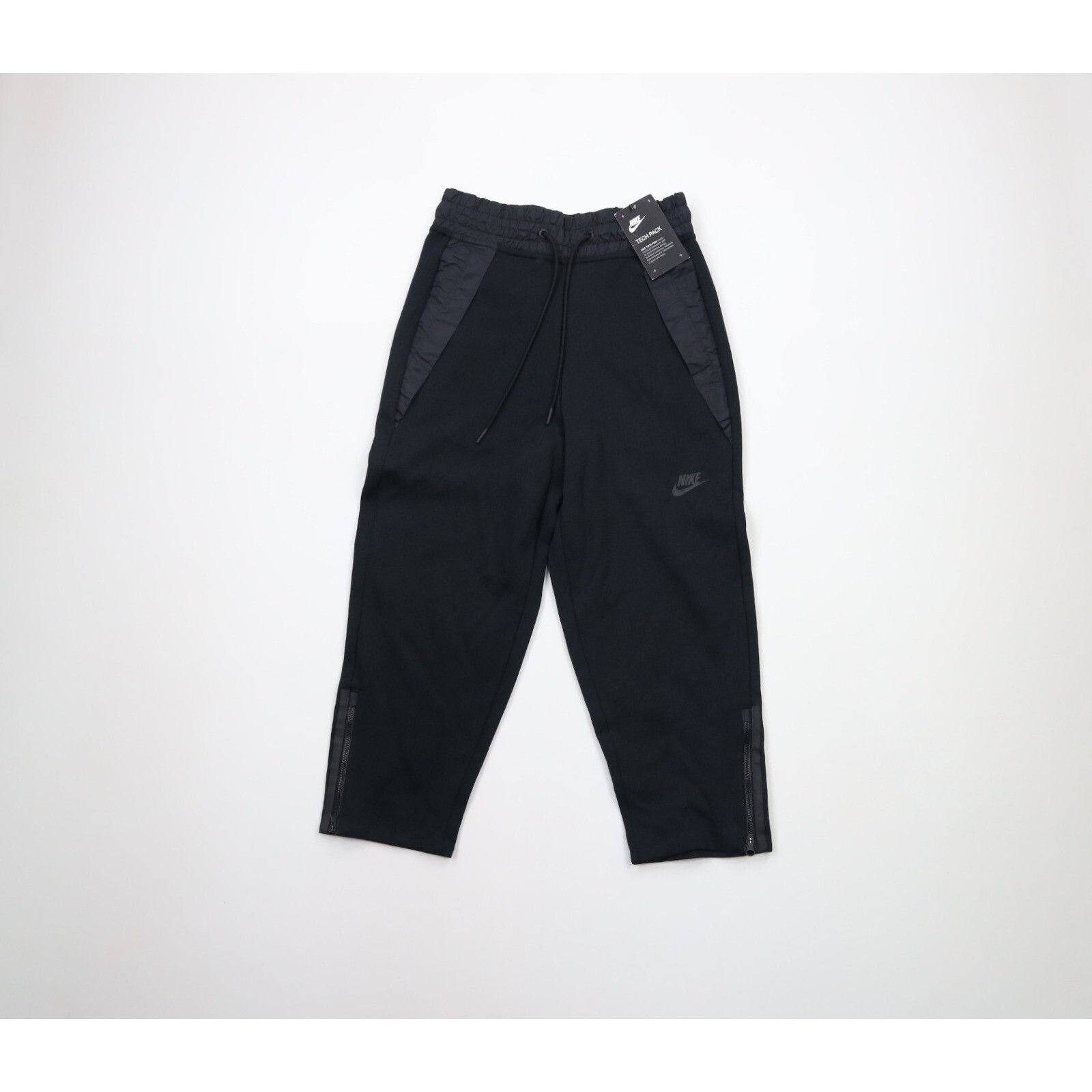Nike New Nike Tech Fleece Womens Size XS Spell Out Cropped Sweatp Size 26" / US 2 / IT 38 - 1 Thumbnail