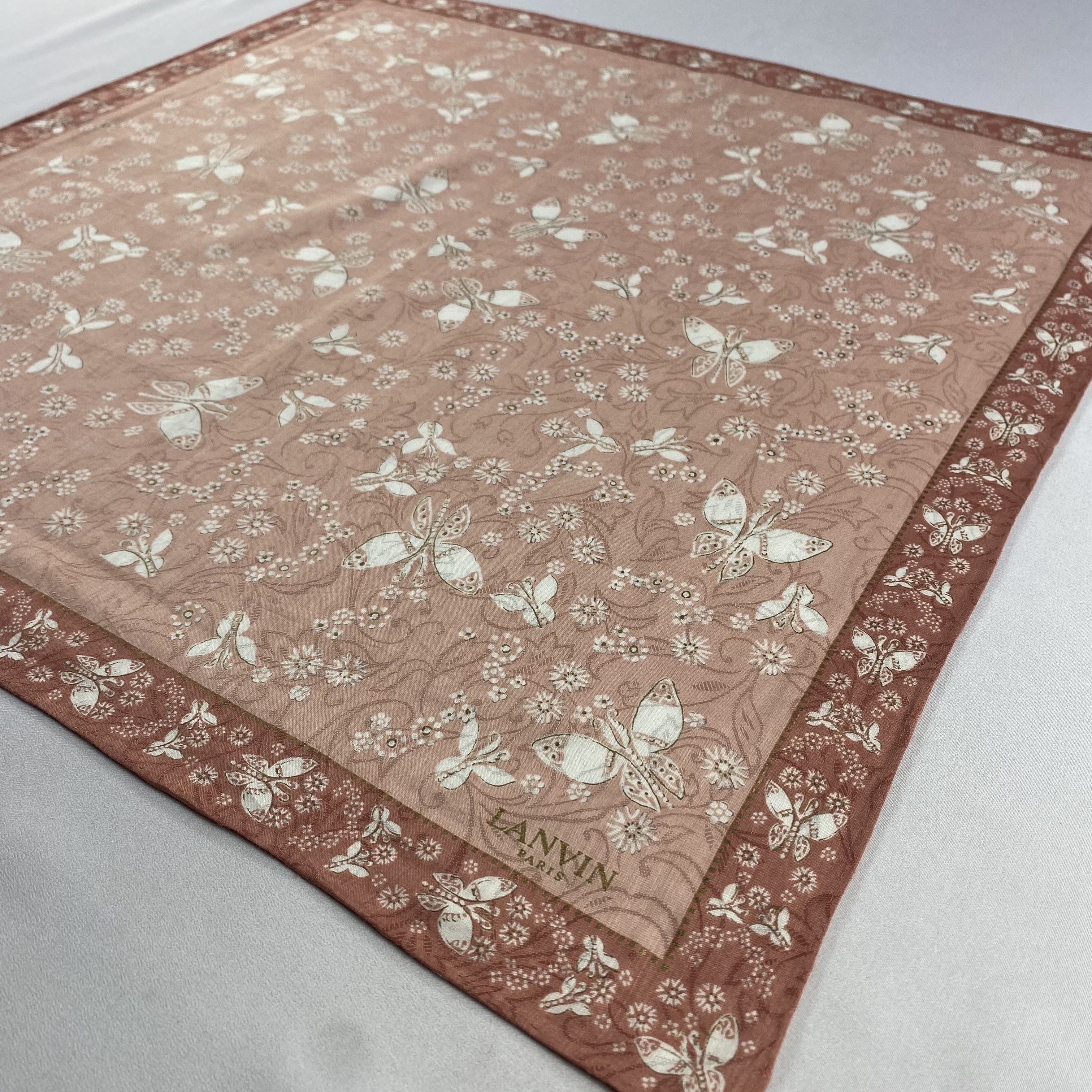 Lanvin × Vintage Lanvin Handkerchief / Neckerchief / Bandana-P1056 Size ONE SIZE - 2 Thumbnail