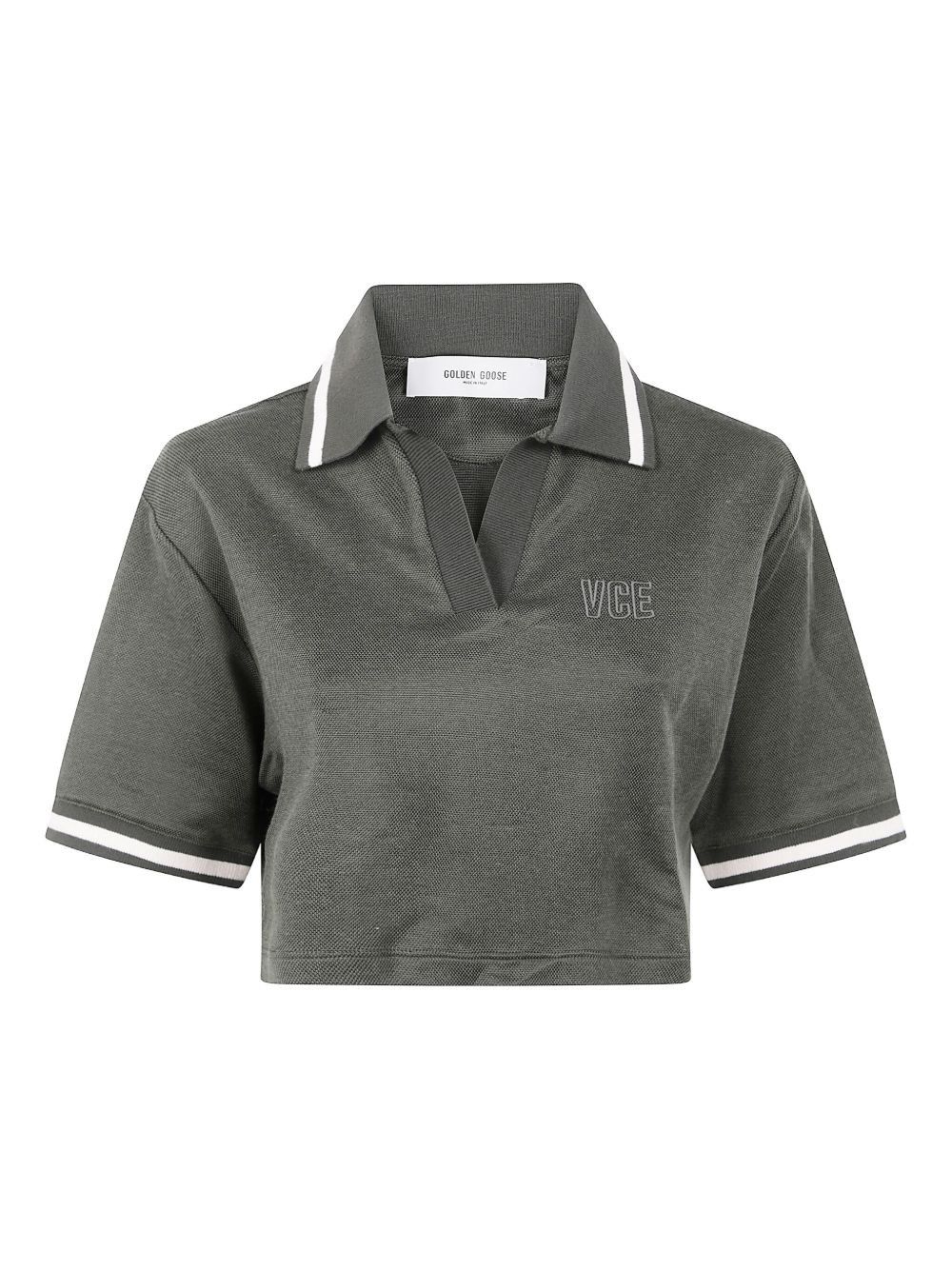 Golden Goose COTTON CROPPED POLO SHIRT Size S / US 4 / IT 40 - 1 Thumbnail