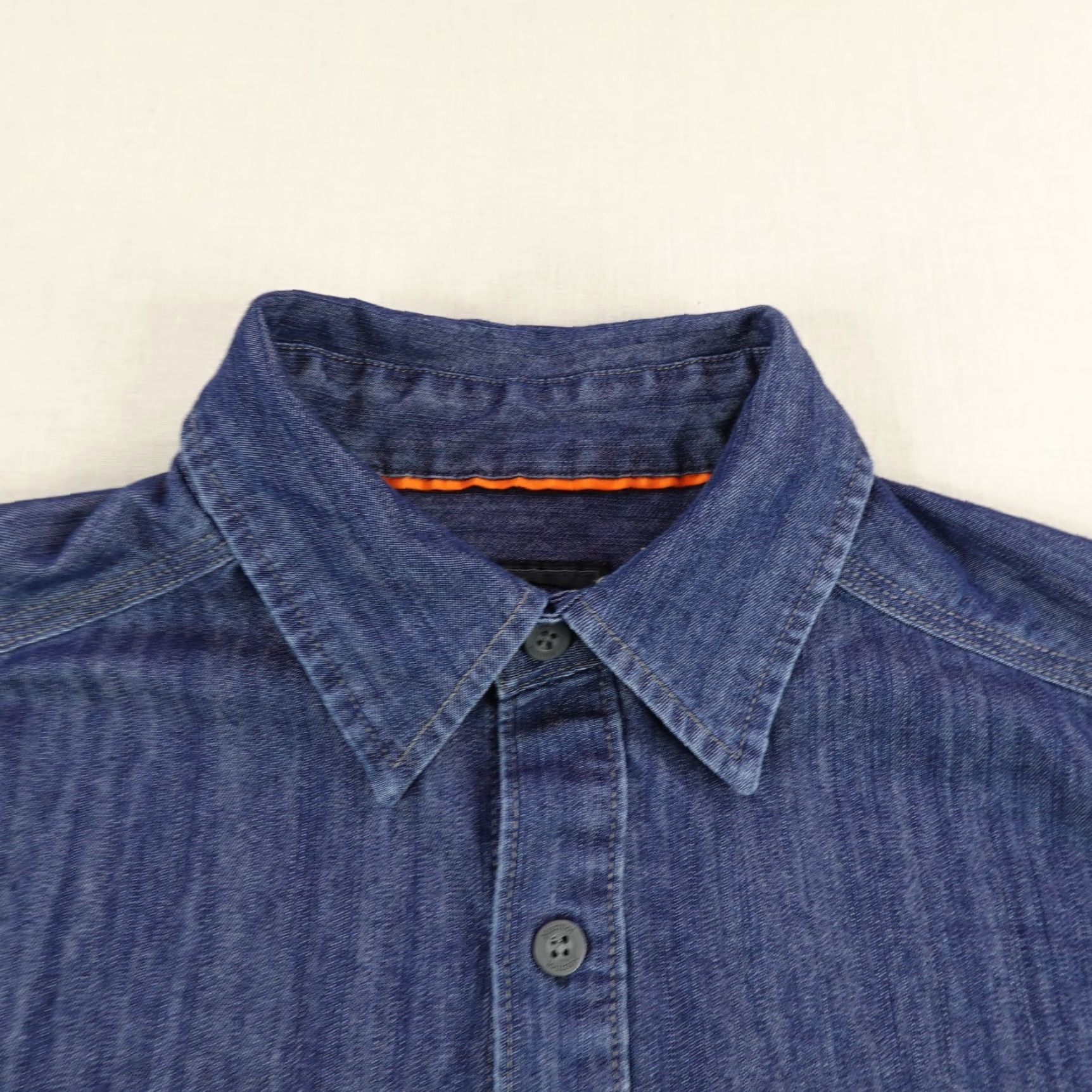 Marmot MARMOT Shirt Mens Small Blue Chambray Button-Up Utility Outdoors Hiking Workwear Casual Long Sleeve Collared Pocketed 90s Outdoor Mens Size US S / EU 44-46 / 1 - 2 Thumbnail