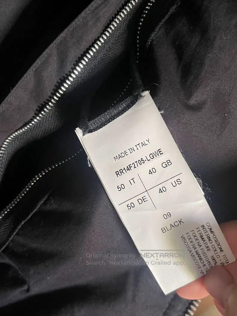Rick Owens RICK OWENS Black Leather Jacket Size US M / EU 48-50 / 2 - 5 Thumbnail