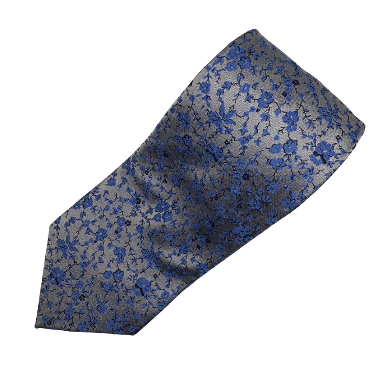 Other Haines & Bonner Silk Tie, Blue, Made in England, Like New Size ONE SIZE - 2 Thumbnail