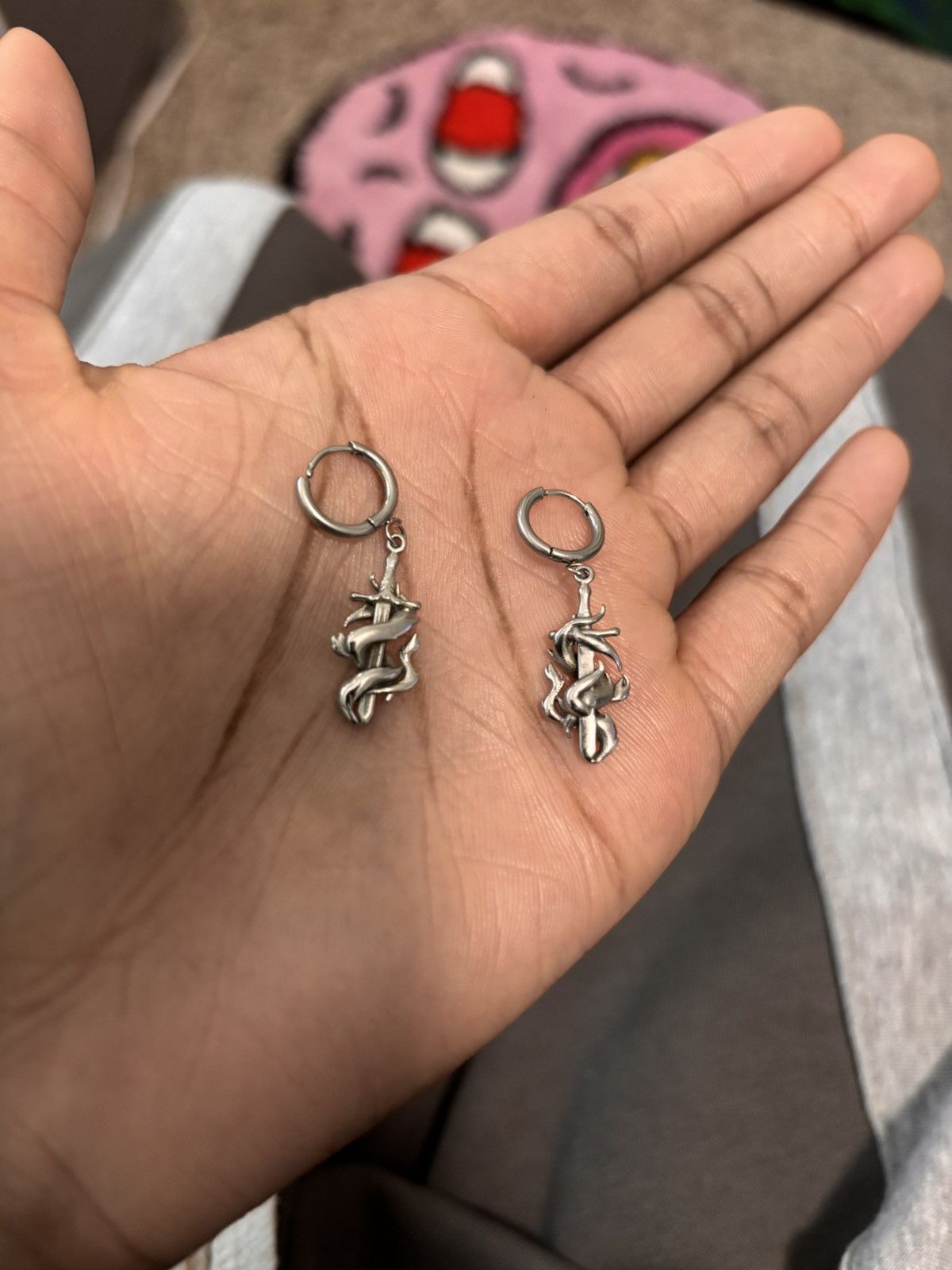 Vintage × Yordy Yordy Cross Dangle Earrings Size ONE SIZE - 2 Thumbnail