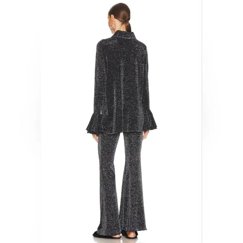 Sleeper NWT SLEEPER Lurex Lounge Suit with Pants in Black Size S / US 4 / IT 40 - 1 Thumbnail