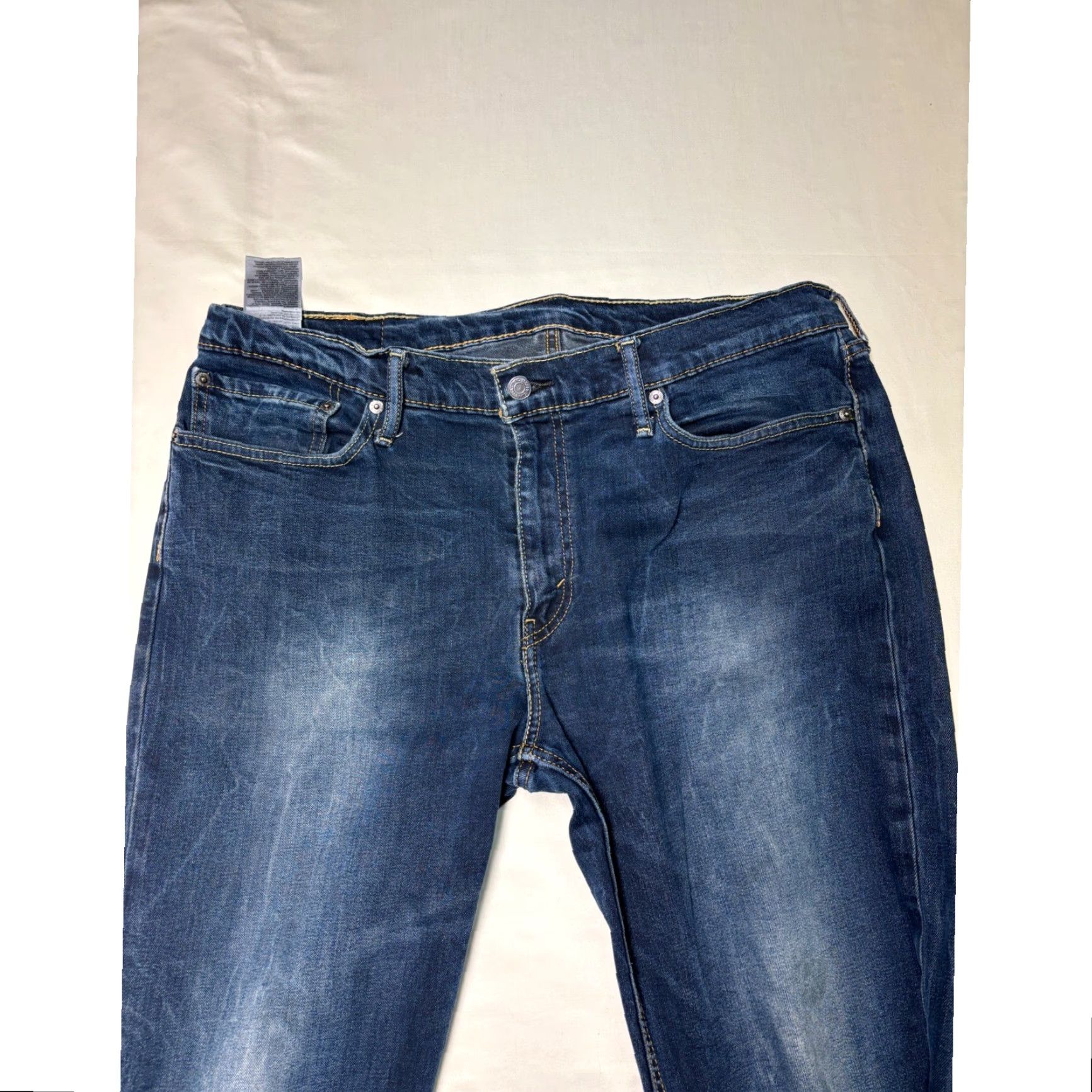 Levi's Levi's 514 Straight Fit Jeans Denim Dark Wash Mens W36 L32 Regular Fit Shirt? Size US 36 / EU 52 - 2 Thumbnail