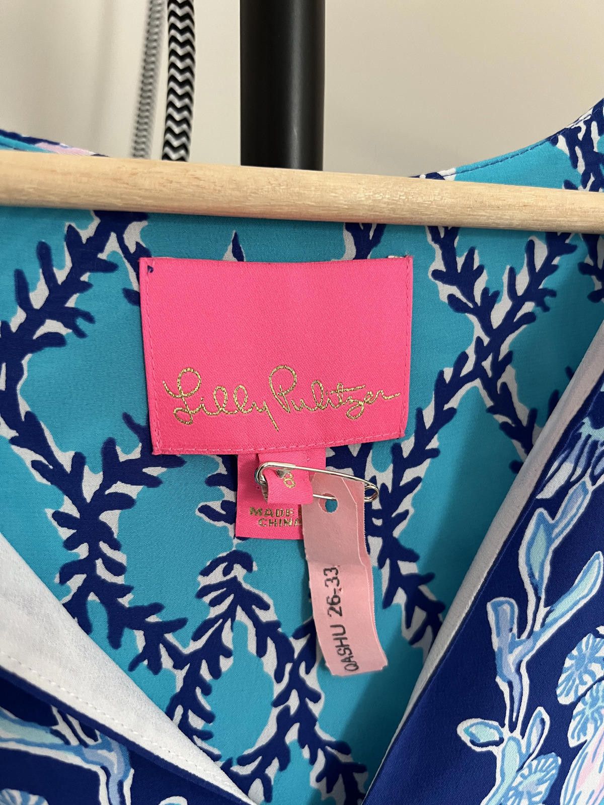 Lilly Pulitzer Lilly Pulitzer Shalynn Silk Caftan Lapis Lazuli Size M / US 6-8 / IT 42-44 - 4 Thumbnail