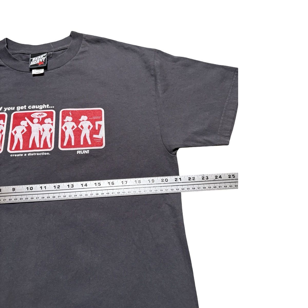 Other Vintage Y2K Top Heavy Naughty Parody T Shirt Men's L Funny Size US L / EU 52-54 / 3 - 4 Thumbnail